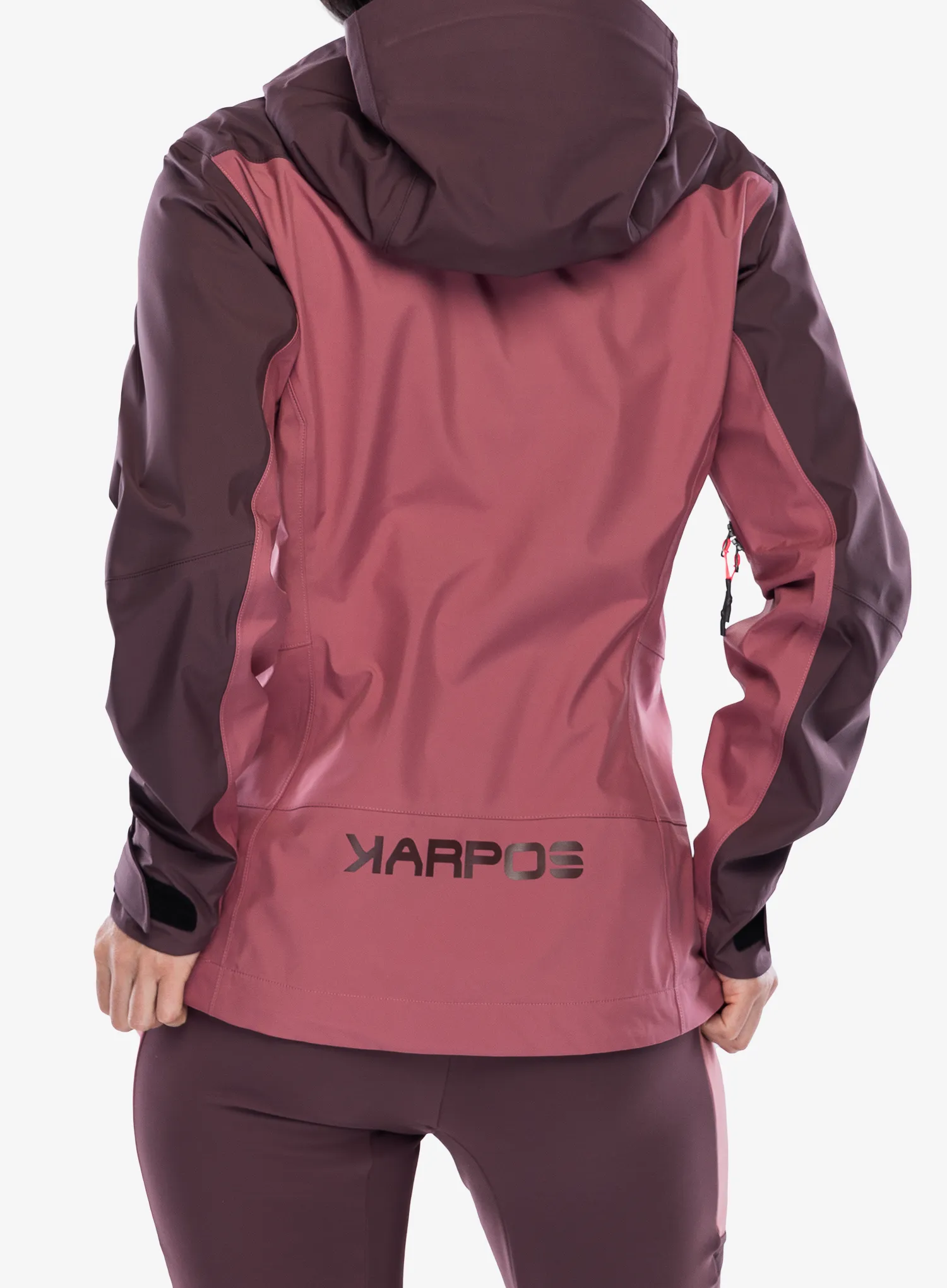 Damska bunda na skialpy Karpos Midi Shell Jacket - deco rose/huckleberry