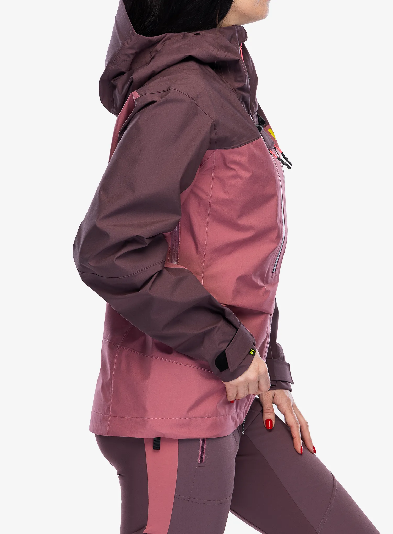 Damska bunda na skialpy Karpos Midi Shell Jacket - deco rose/huckleberry