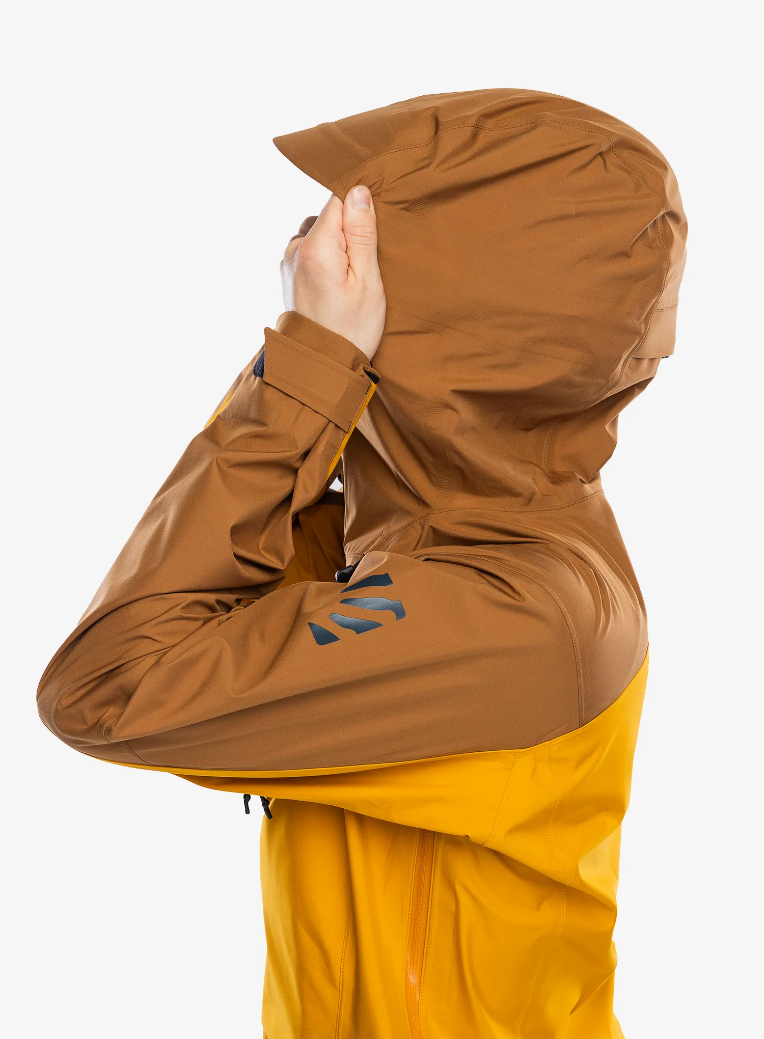 Bunda na hory Karpos Midi Shell Jacket - golden/nuthatch