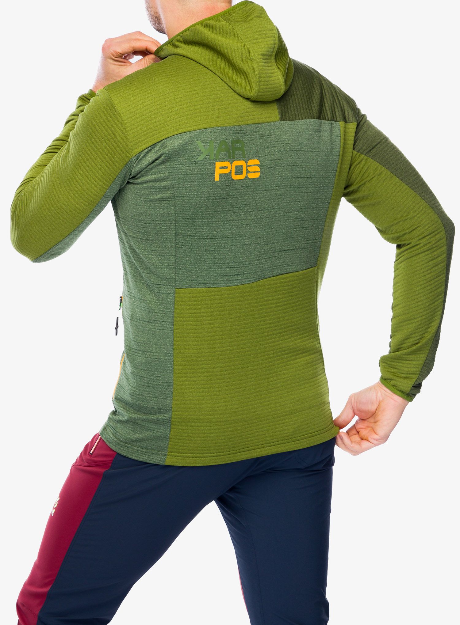 Fleece mikina Karpos Nuvolau Fleece - cedar green/rifle green