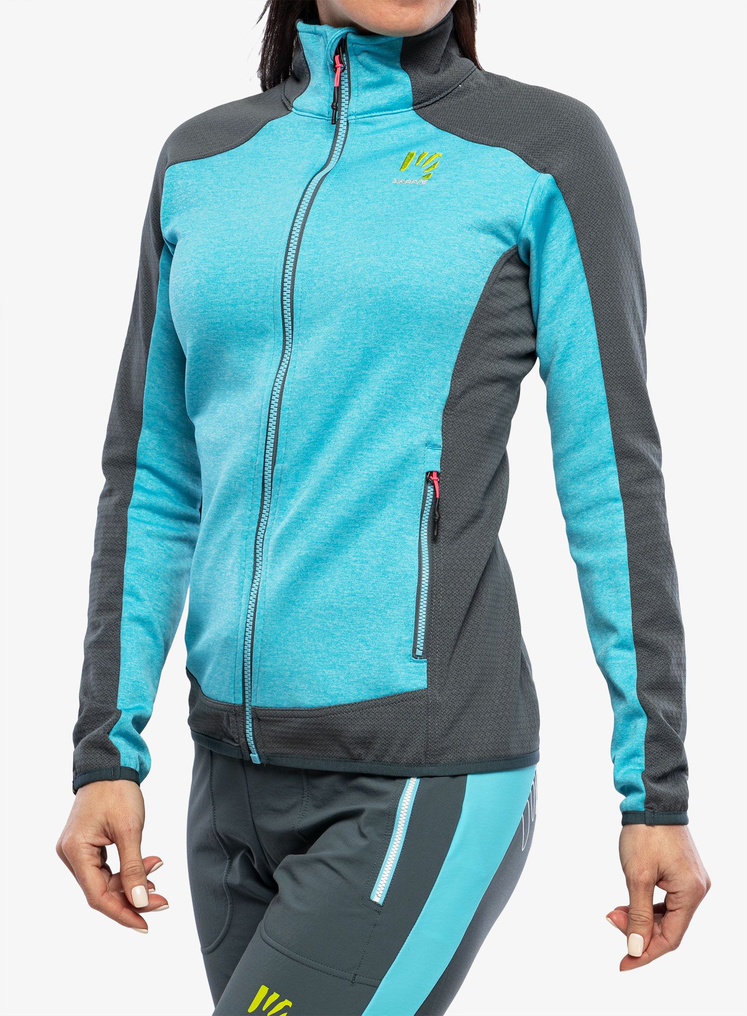 Dámská fleecová mikina Karpos Odle Fleece - blue atoll/dark slate