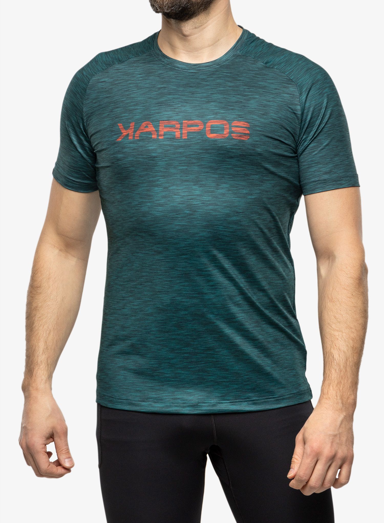 Rychleschnoucí triko Karpos Prato Piazza Jersey - dark sea/balsam/paprika
