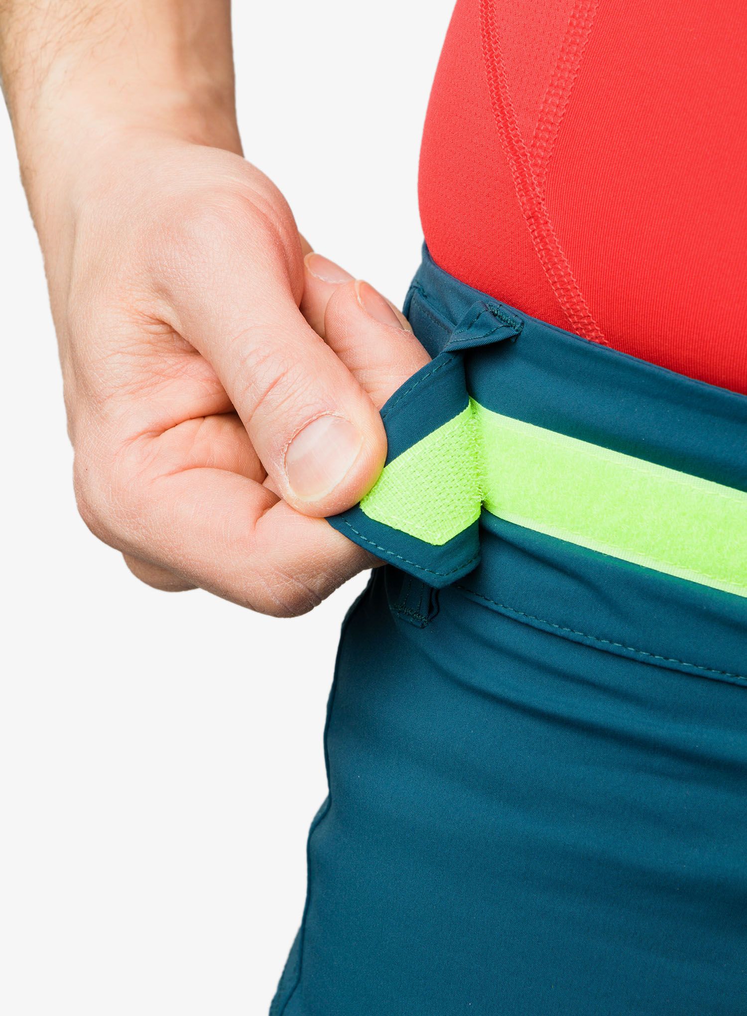 Cyklo kraťasy Karpos Rapid Baggy Short - refl.pond/hydro/yellow fluo