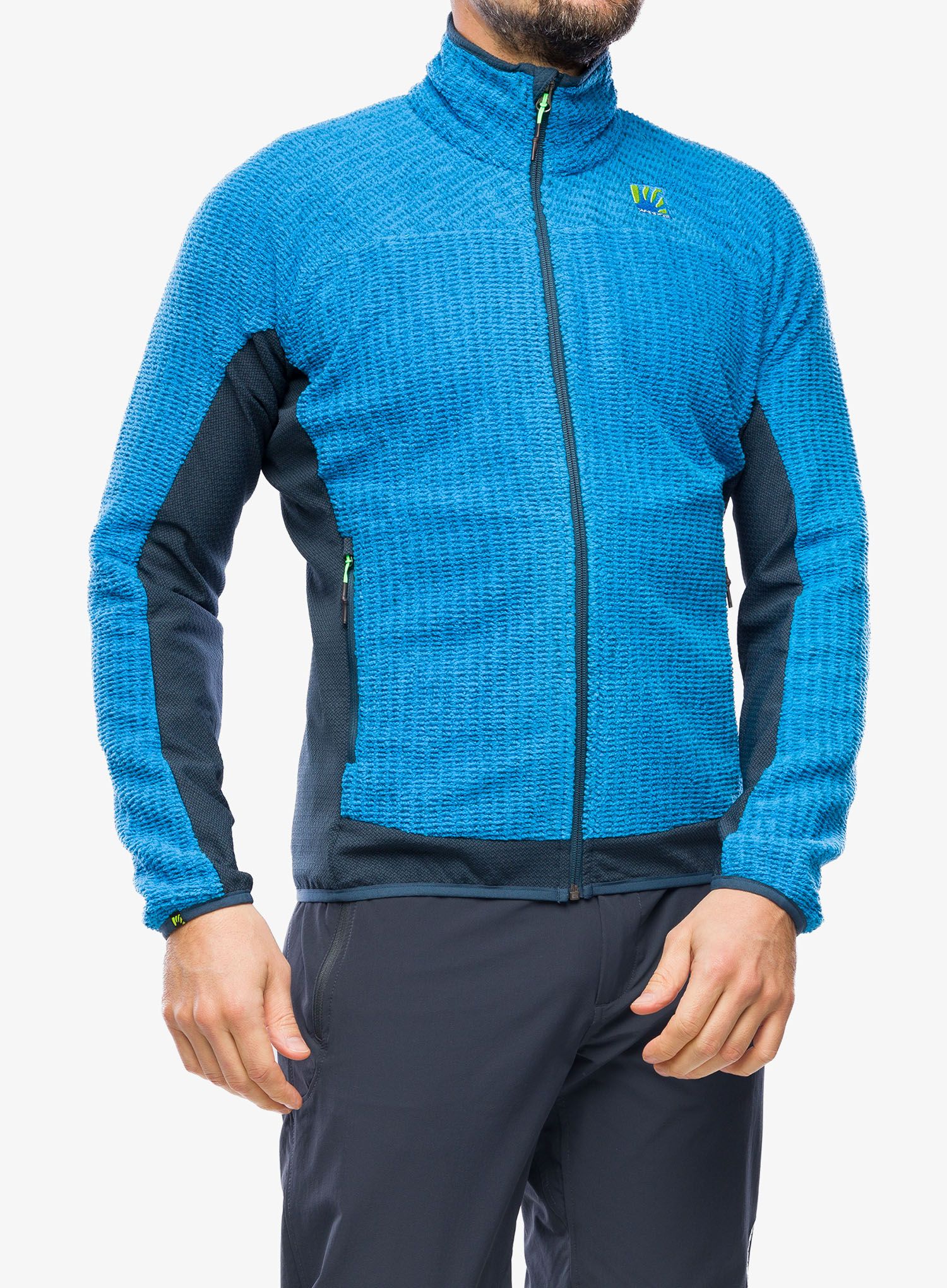 Fleece mikina Karpos Rocchetta Fleece - diva blue/midnight