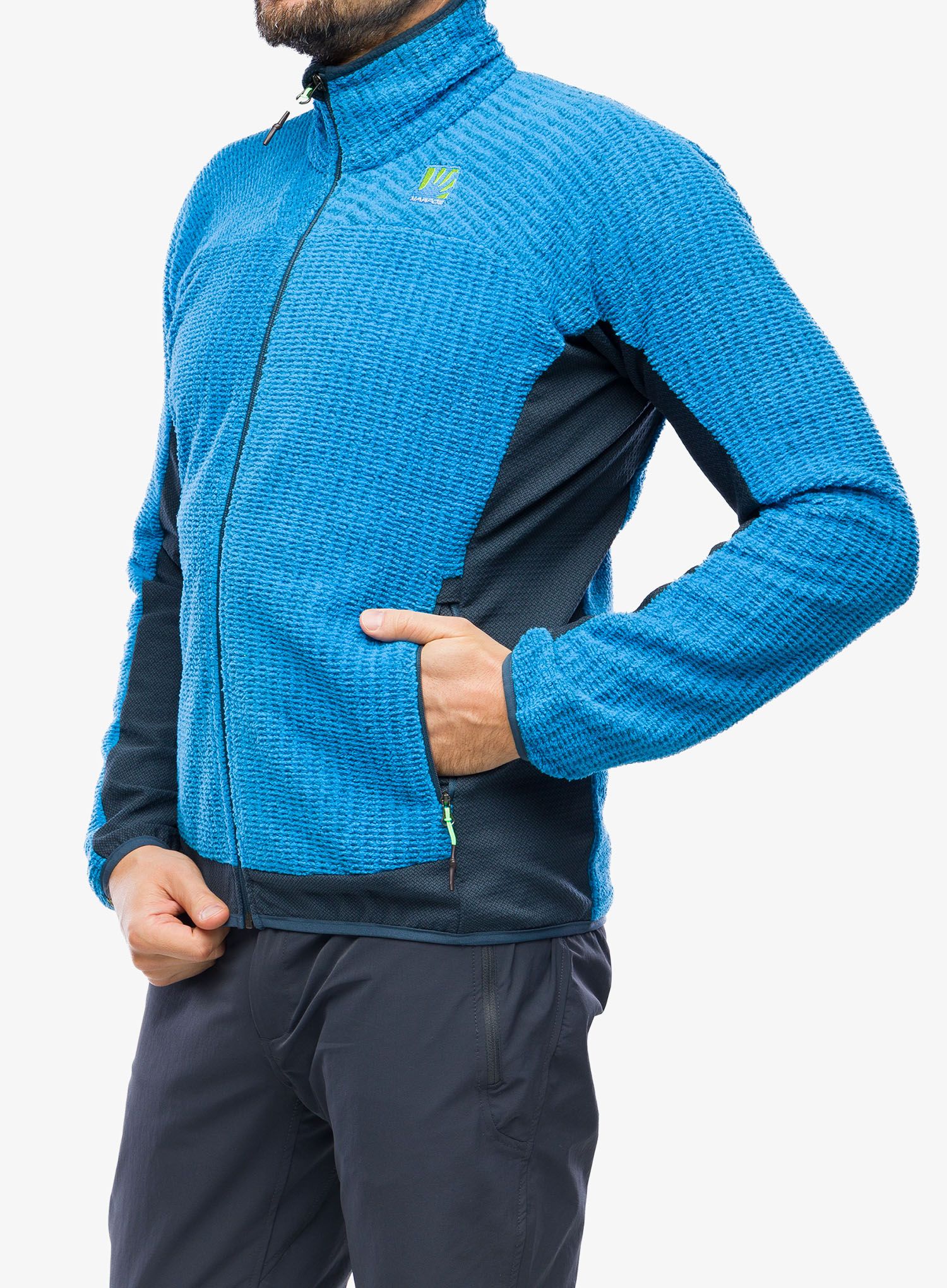 Fleece mikina Karpos Rocchetta Fleece - diva blue/midnight