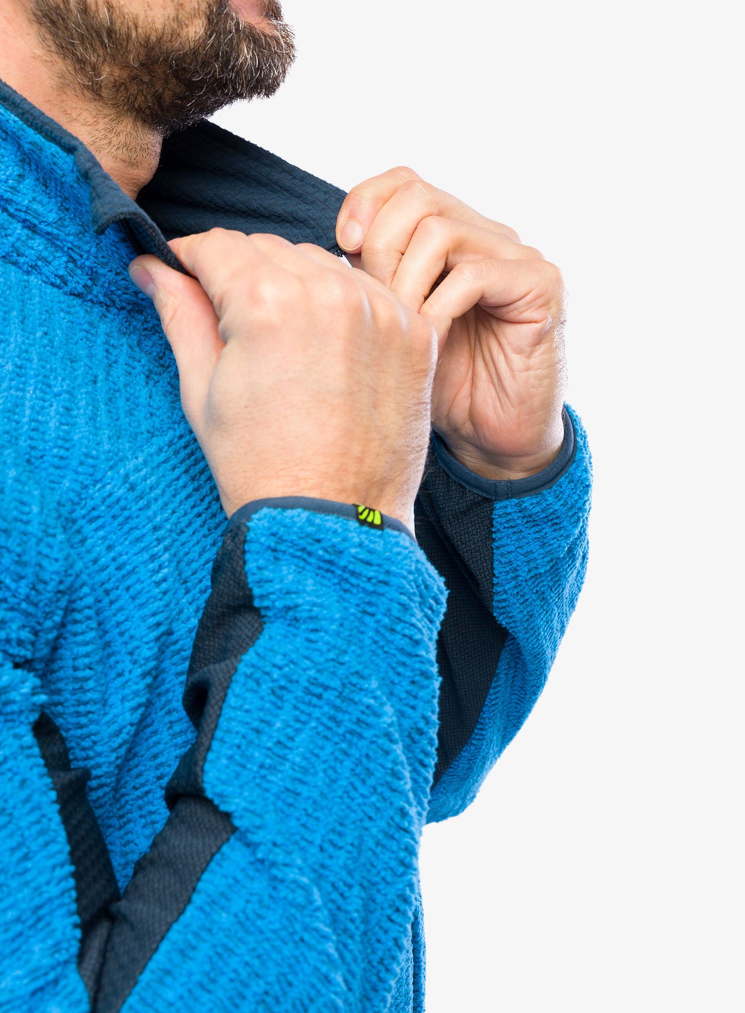 Fleece mikina Karpos Rocchetta Fleece - diva blue/midnight
