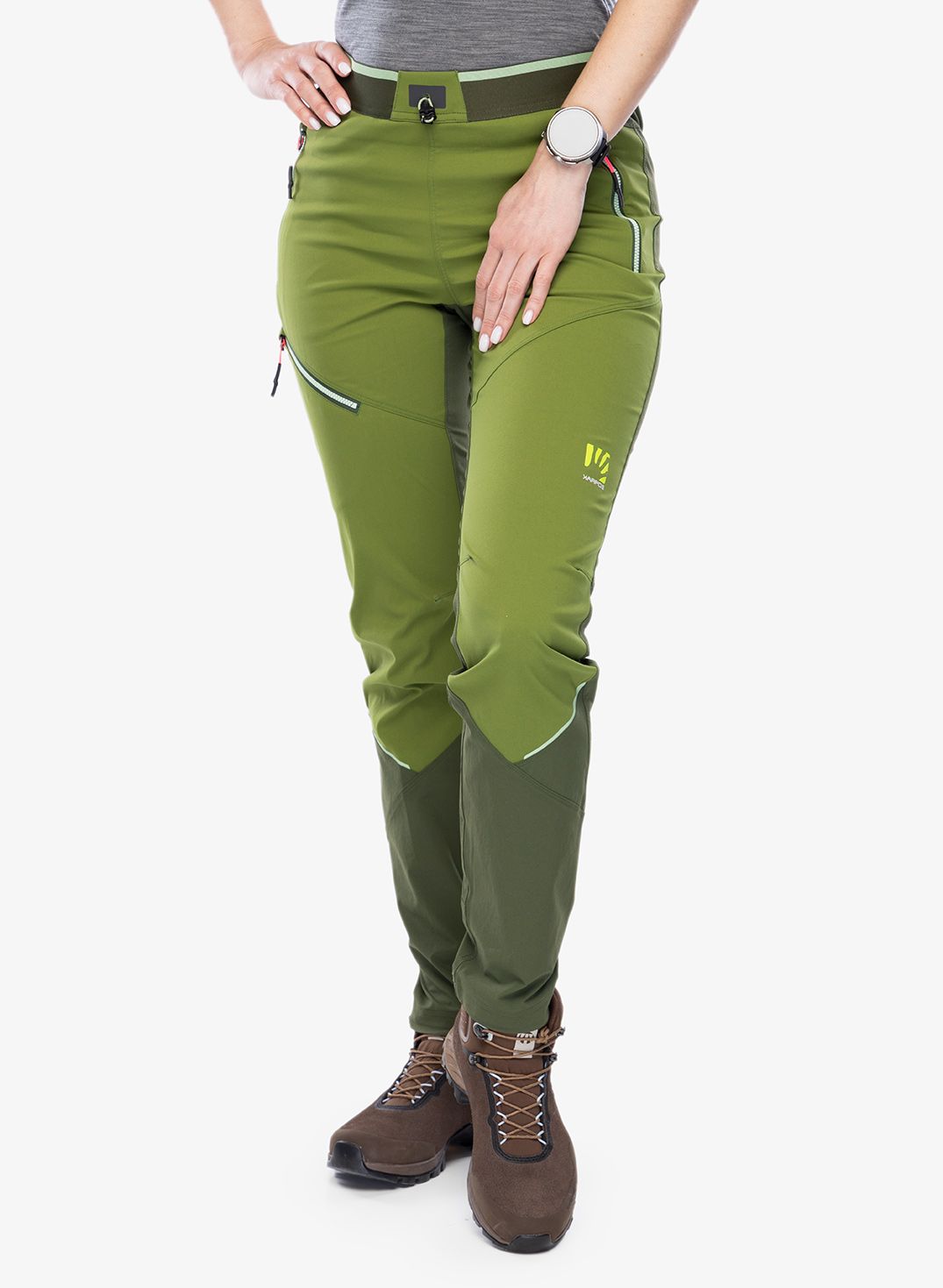 Kalhoty dámské Karpos Rock Evo Pant - cedar green/rifle green