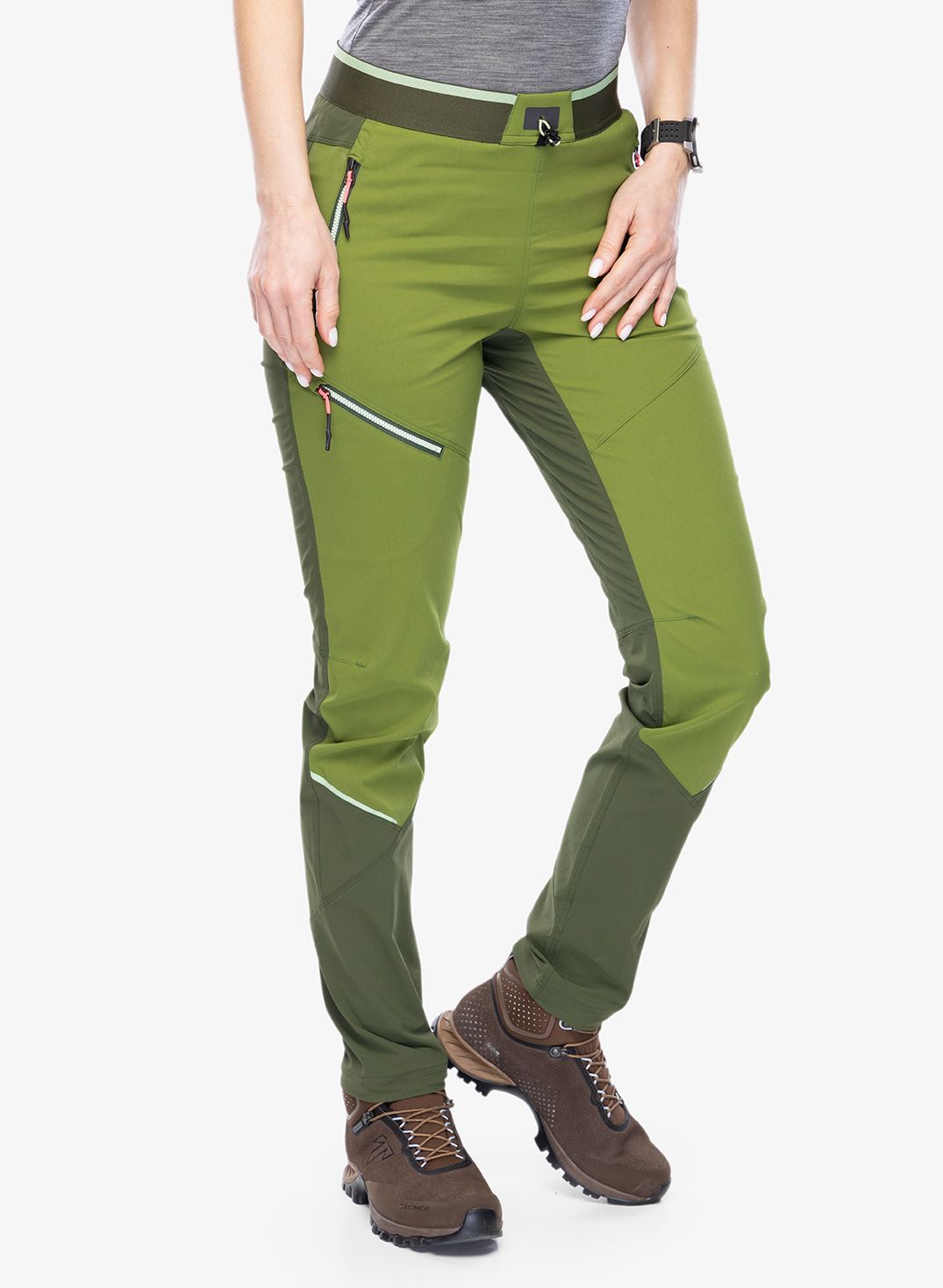 Kalhoty dámské Karpos Rock Evo Pant - cedar green/rifle green