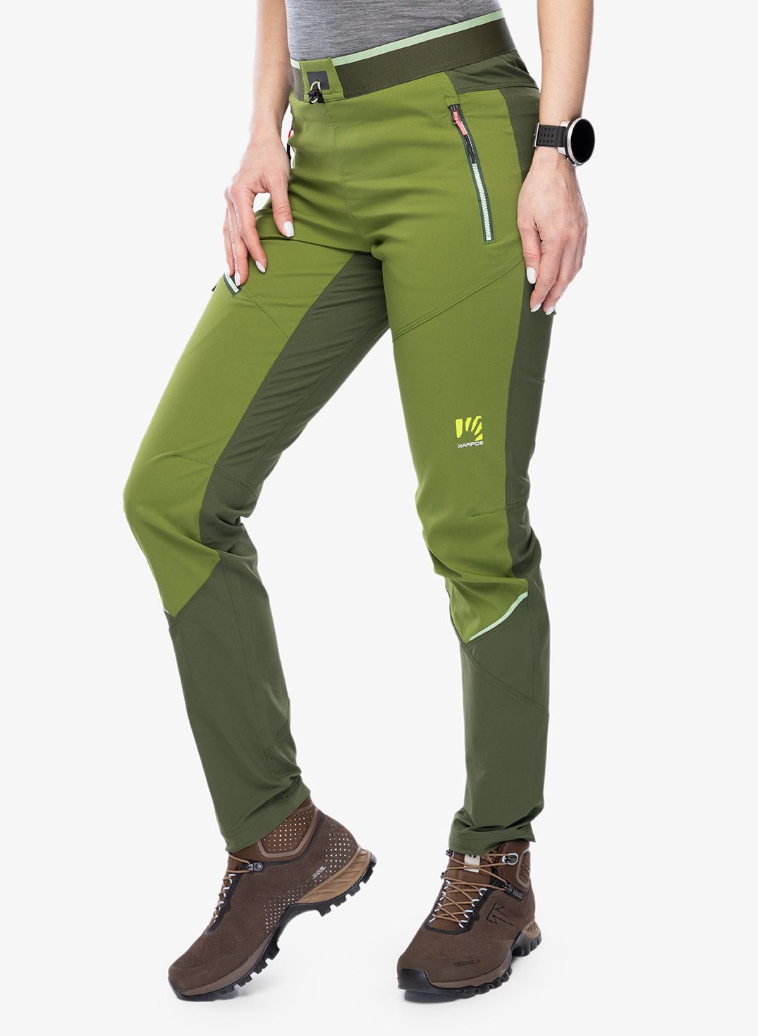 Kalhoty dámské Karpos Rock Evo Pant - cedar green/rifle green