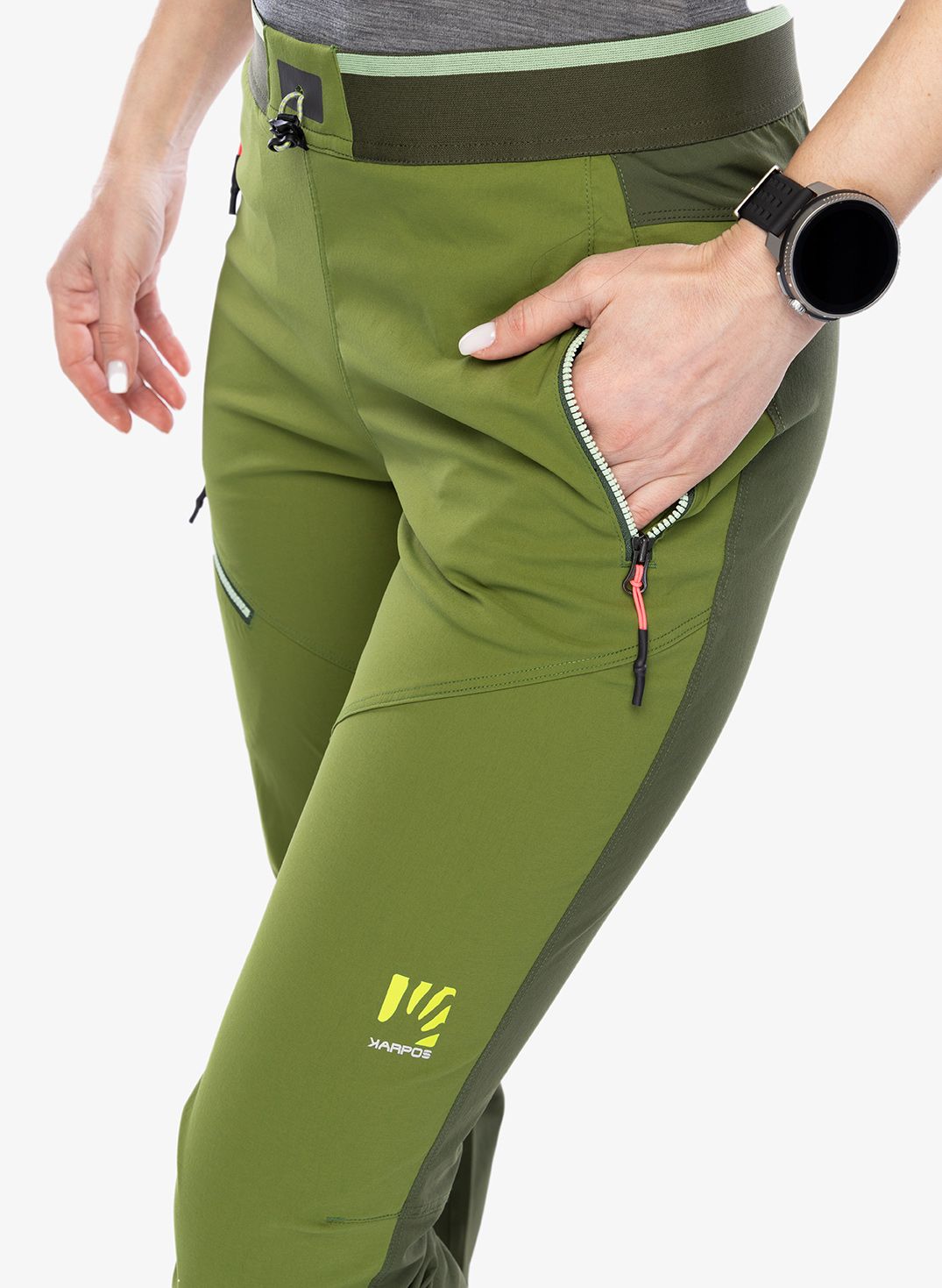 Kalhoty dámské Karpos Rock Evo Pant - cedar green/rifle green