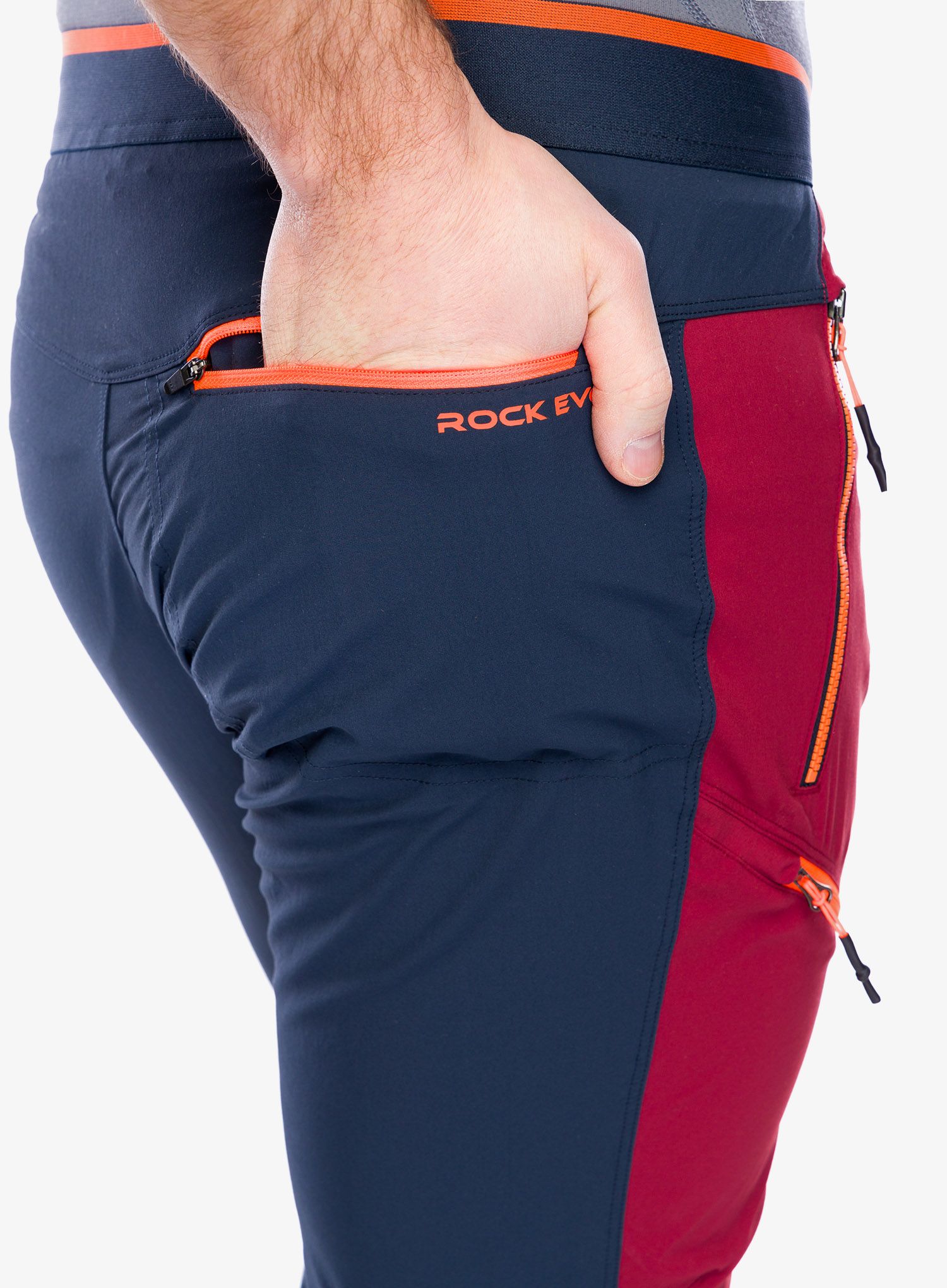 Kalhoty Karpos Rock Evo Pant - pomegranate/outer space