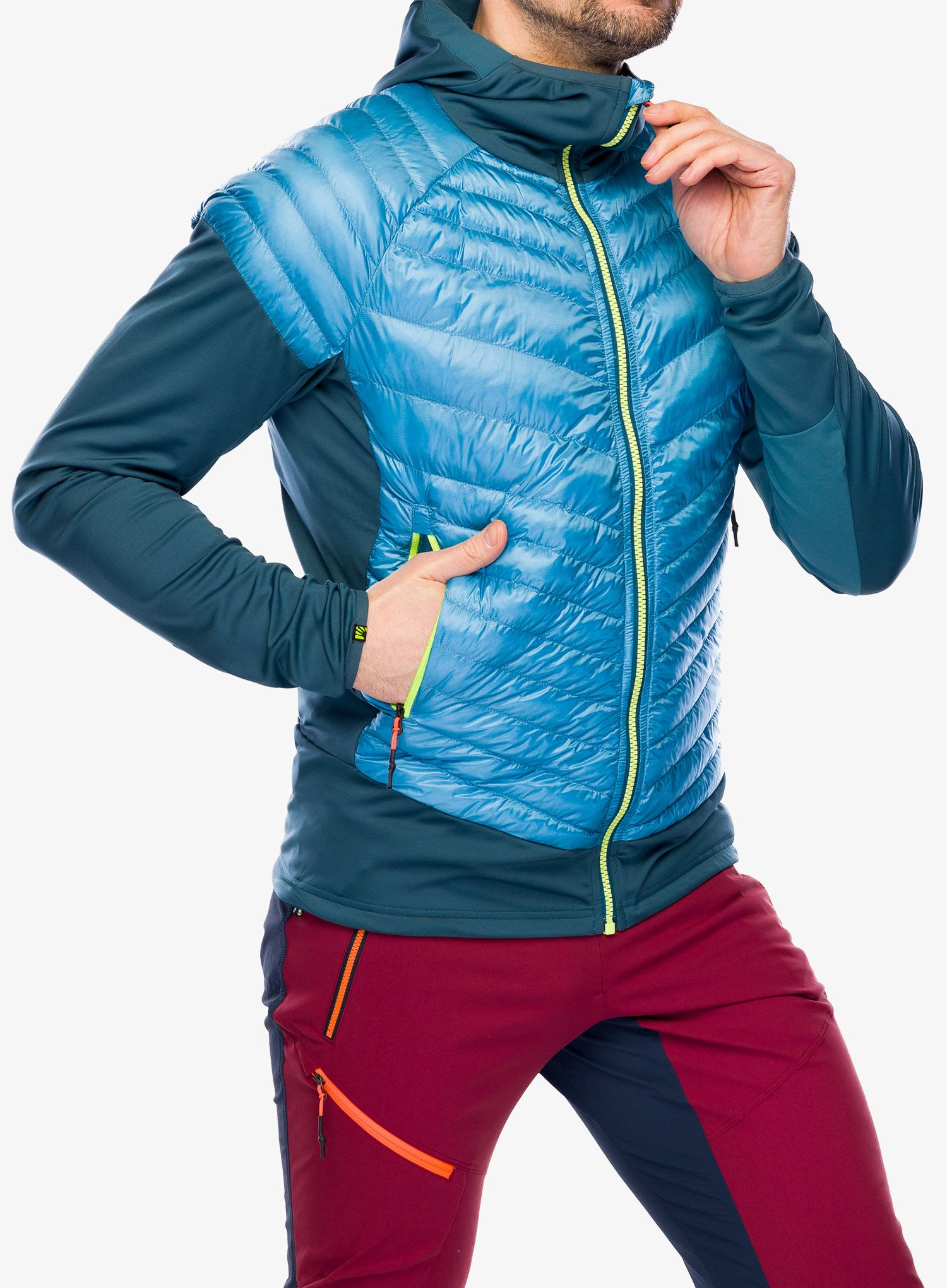 Hybridní bunda Karpos Sass De Mura Jacket - niagara/stargazer