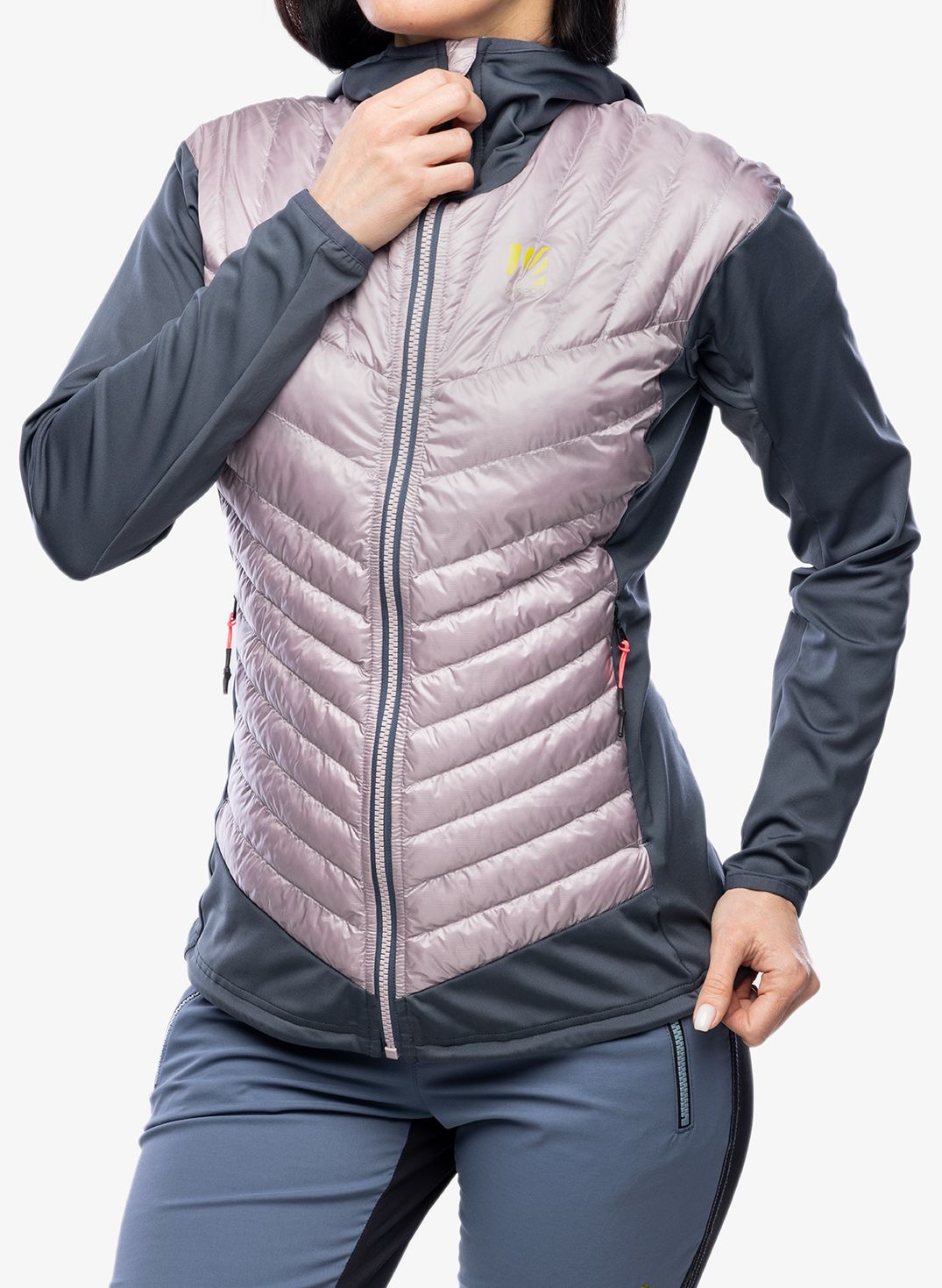 Hybridní bunda dámská Karpos Sass De Mura Jacket - nirvana/ombre blue