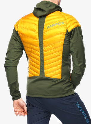 Hybridní bunda Karpos Sass De Mura Jacket - radiant/rifle green