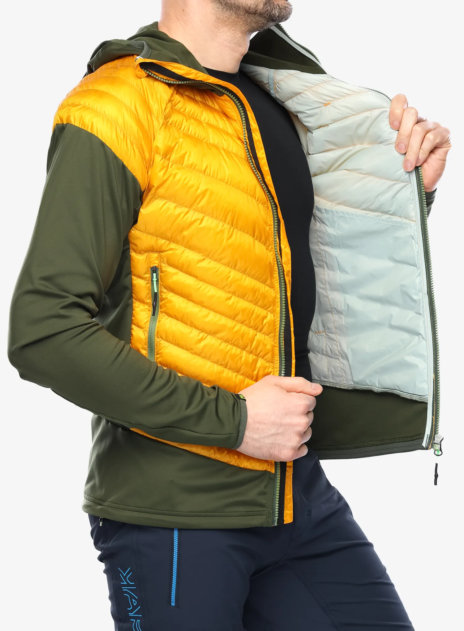 Hybridní bunda Karpos Sass De Mura Jacket - radiant/rifle green