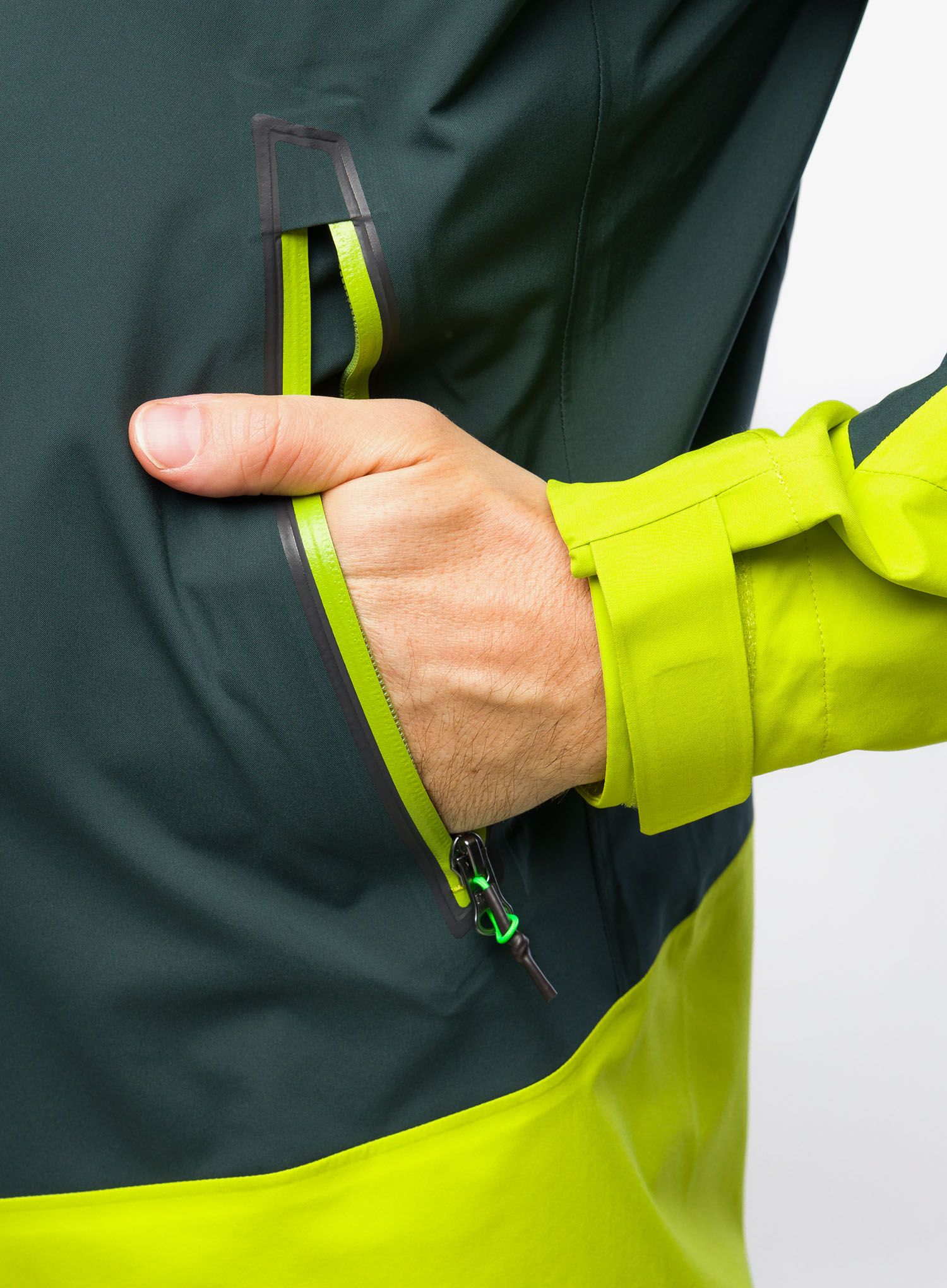Bunda na skialpinismus Karpos Storm Evo Jacket - forest/kiwi colada