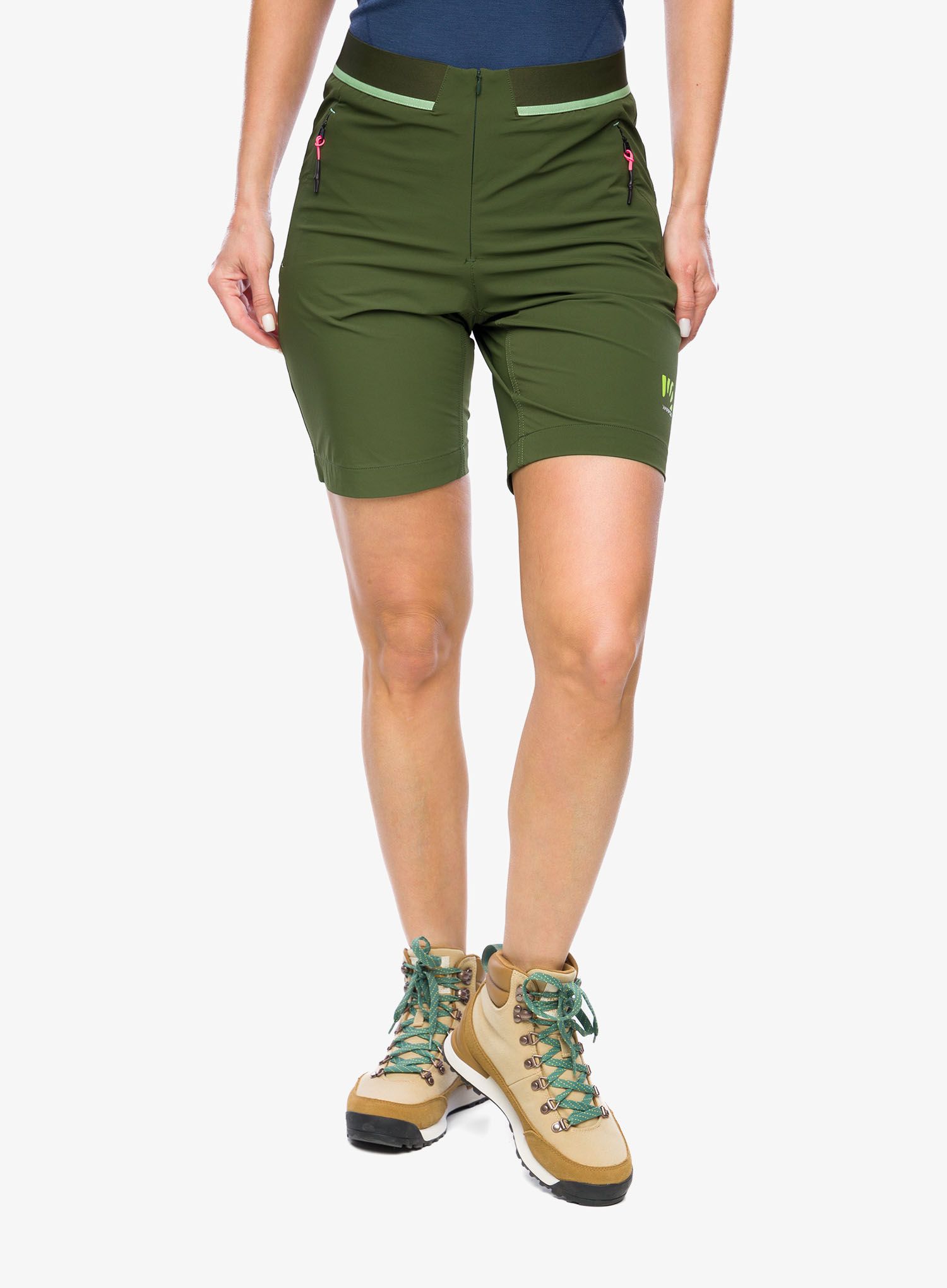 Turistické kraťasy dámské Karpos Tre Cime Bermuda - rifle green/arcadian
