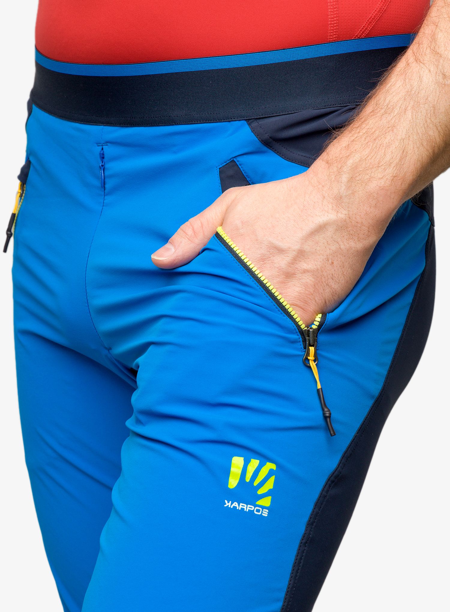 Turistické kalhoty Karpos Tre Cime Evolution Pant - indigo bunt/out space/high vis