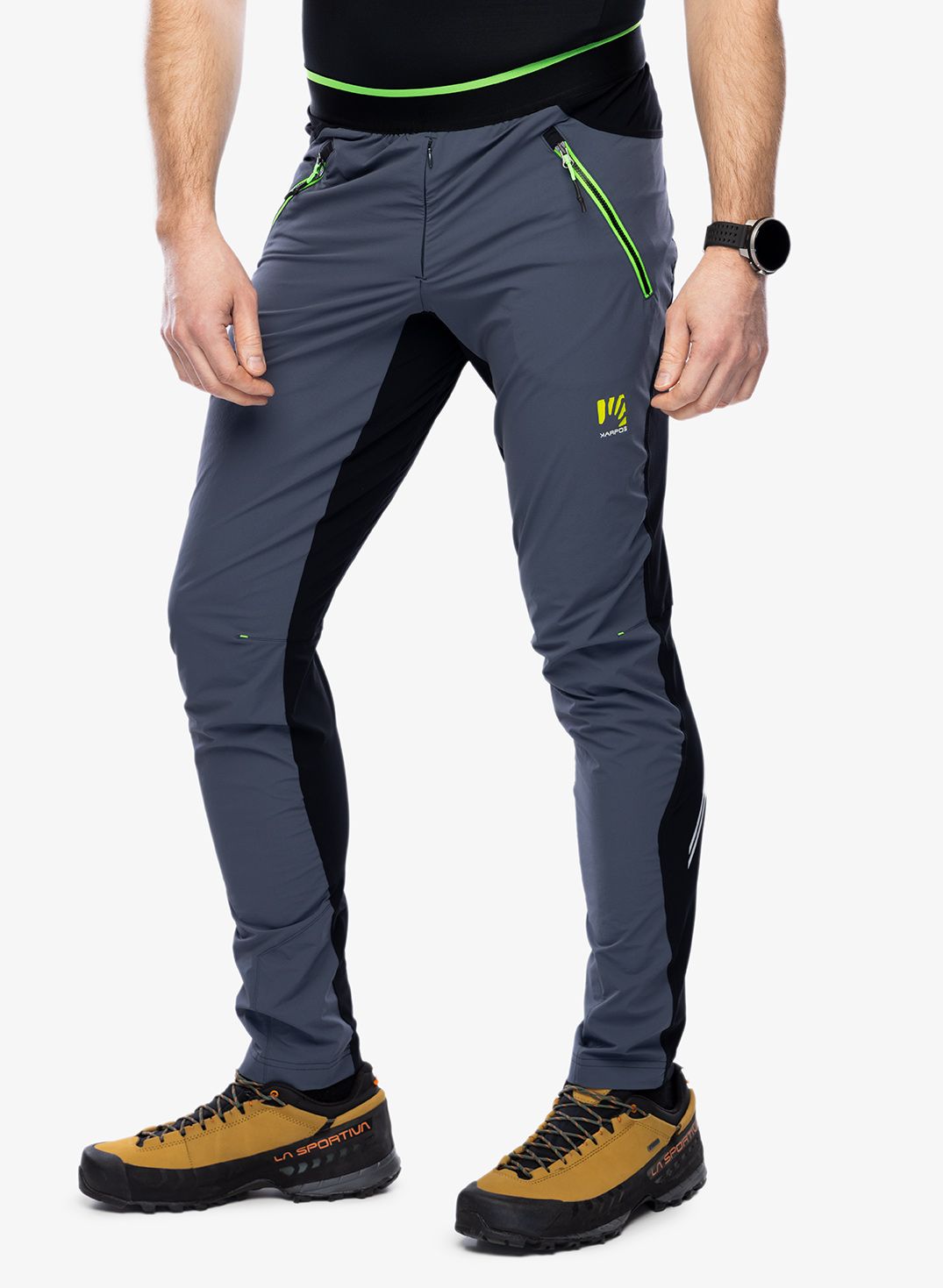 Turistické kalhoty pánské Karpos Tre Cime Evolution Pant - ombre blue/black/jasmine green