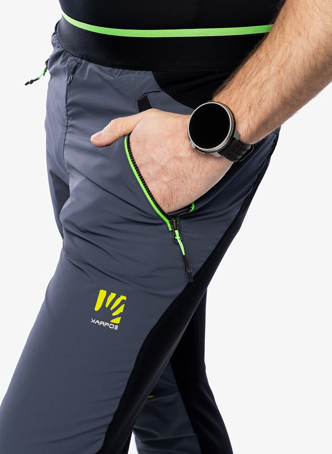 Turistické kalhoty pánské Karpos Tre Cime Evolution Pant - ombre blue/black/jasmine green