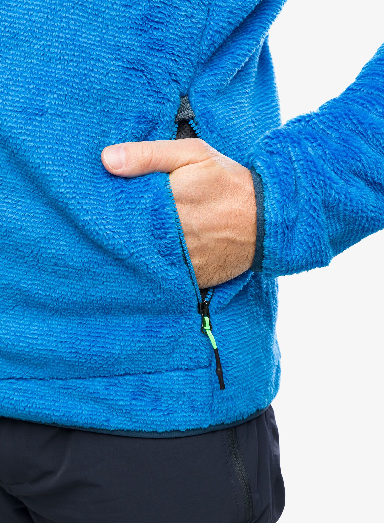 Fleece mikina Karpos Vertice Fleece - diva blue