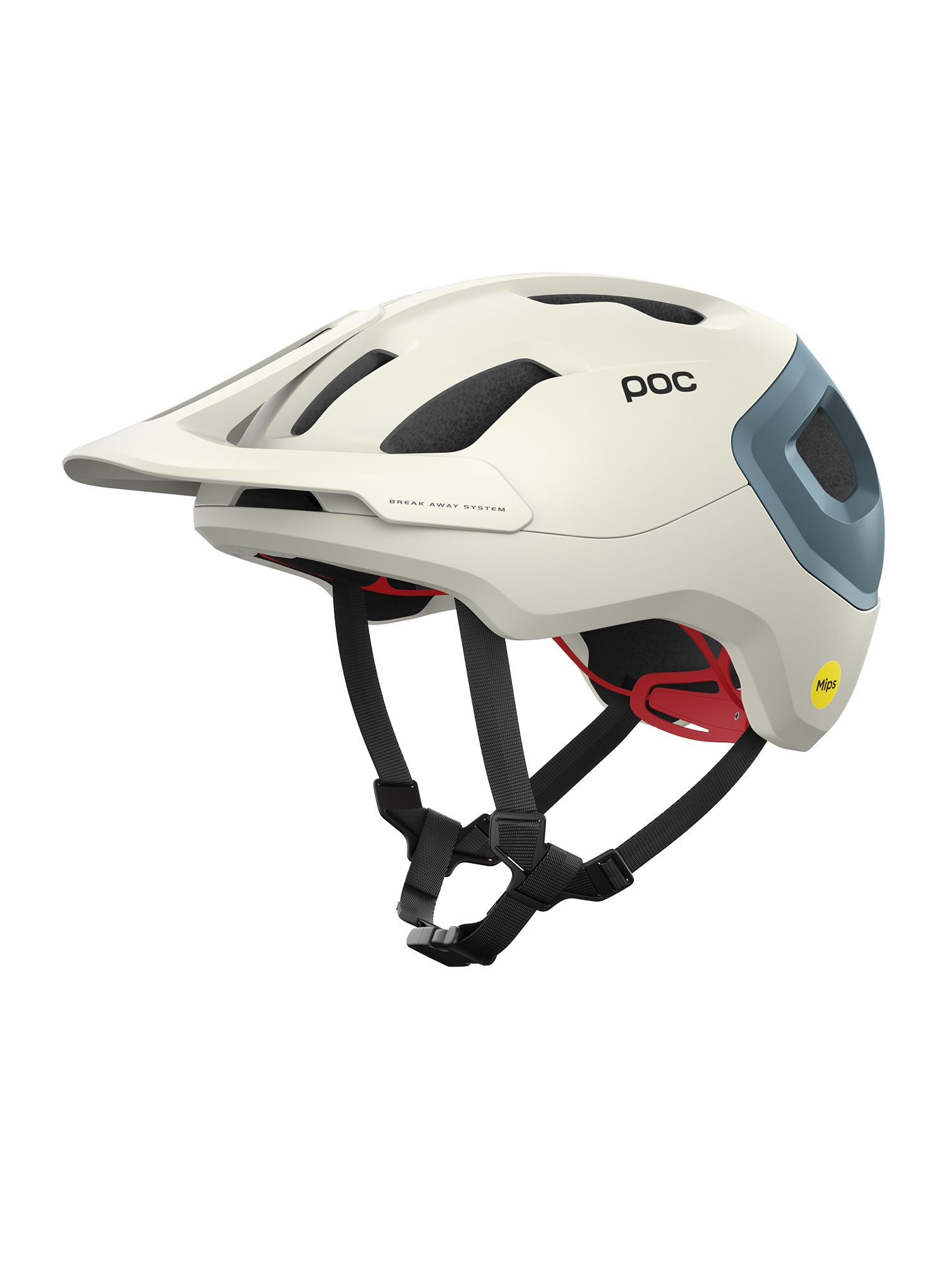 Helma na kolo POC Axion Race Mips - selentine white/calcite blue