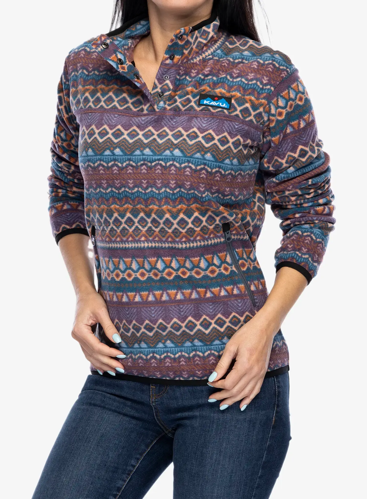 Fleece mikina dámská Kavu Cavanaugh - cottage knit