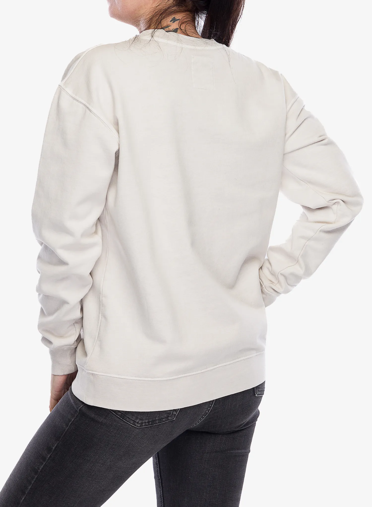Mikina bez kapuce Kavu Core Crew - oatmeal