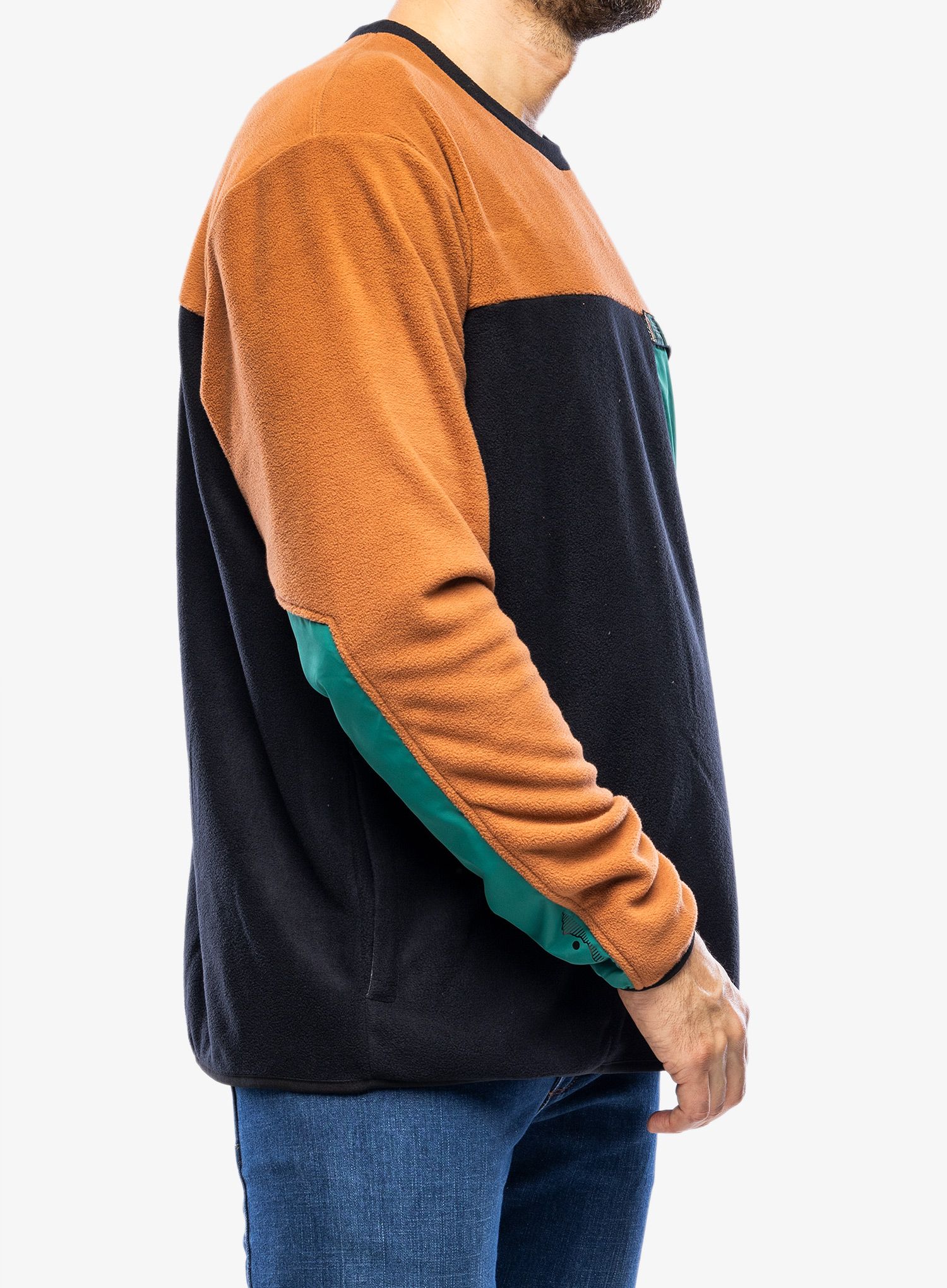 Mikina bez kapuce Kavu Crew Who - woodlot