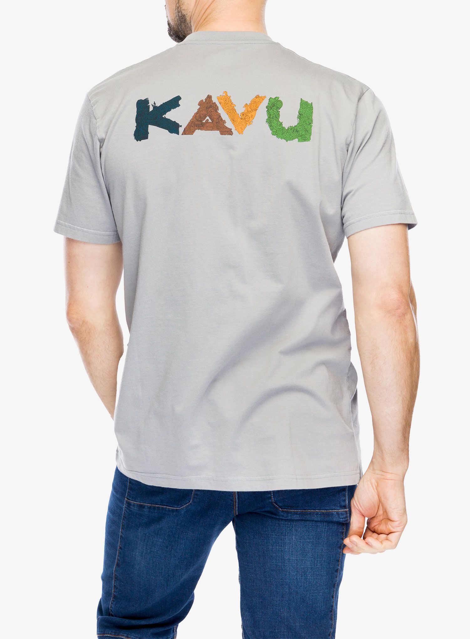 Bavlněné tričko Kavu Doddle Days - ultimate grey