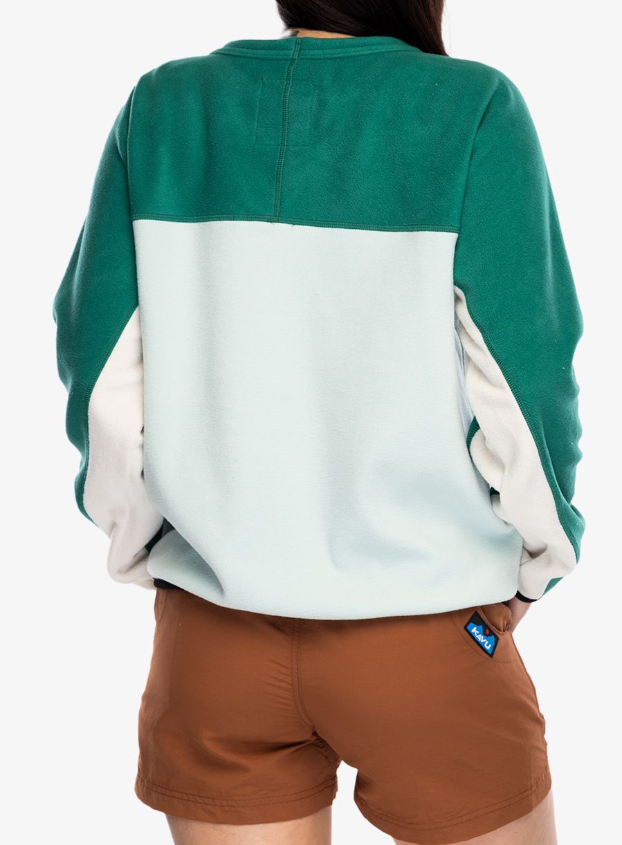 Fleece mikina dámská Kavu Kelowna - ocean mist