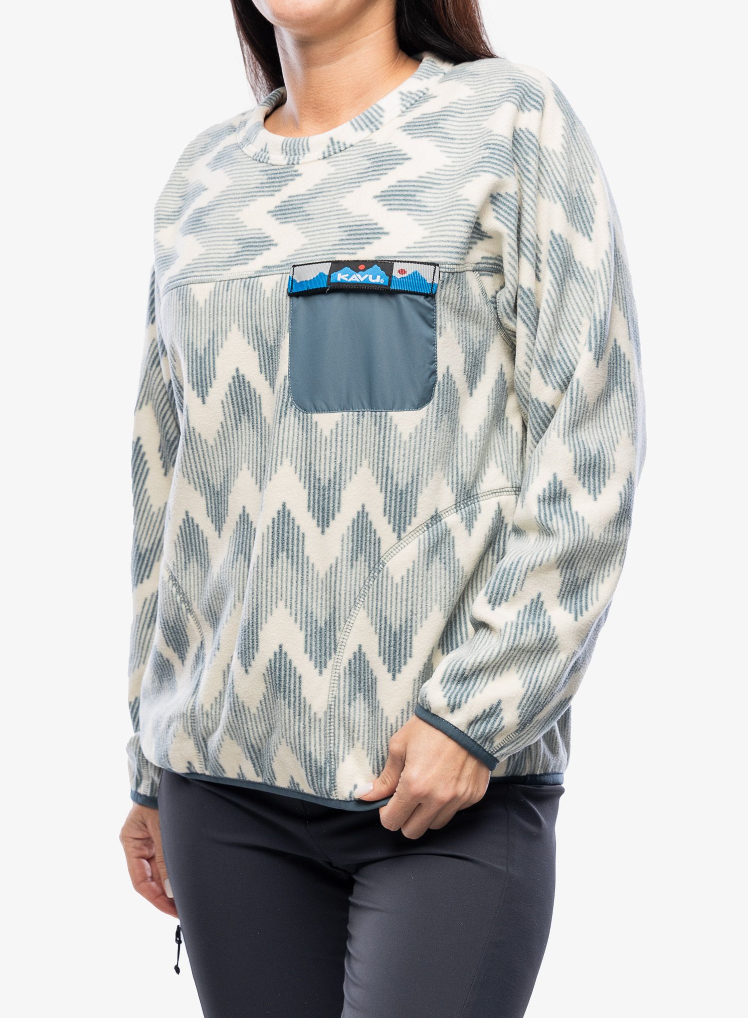 Mikina dámská bez kapuce Kavu Kelowna - winter wave