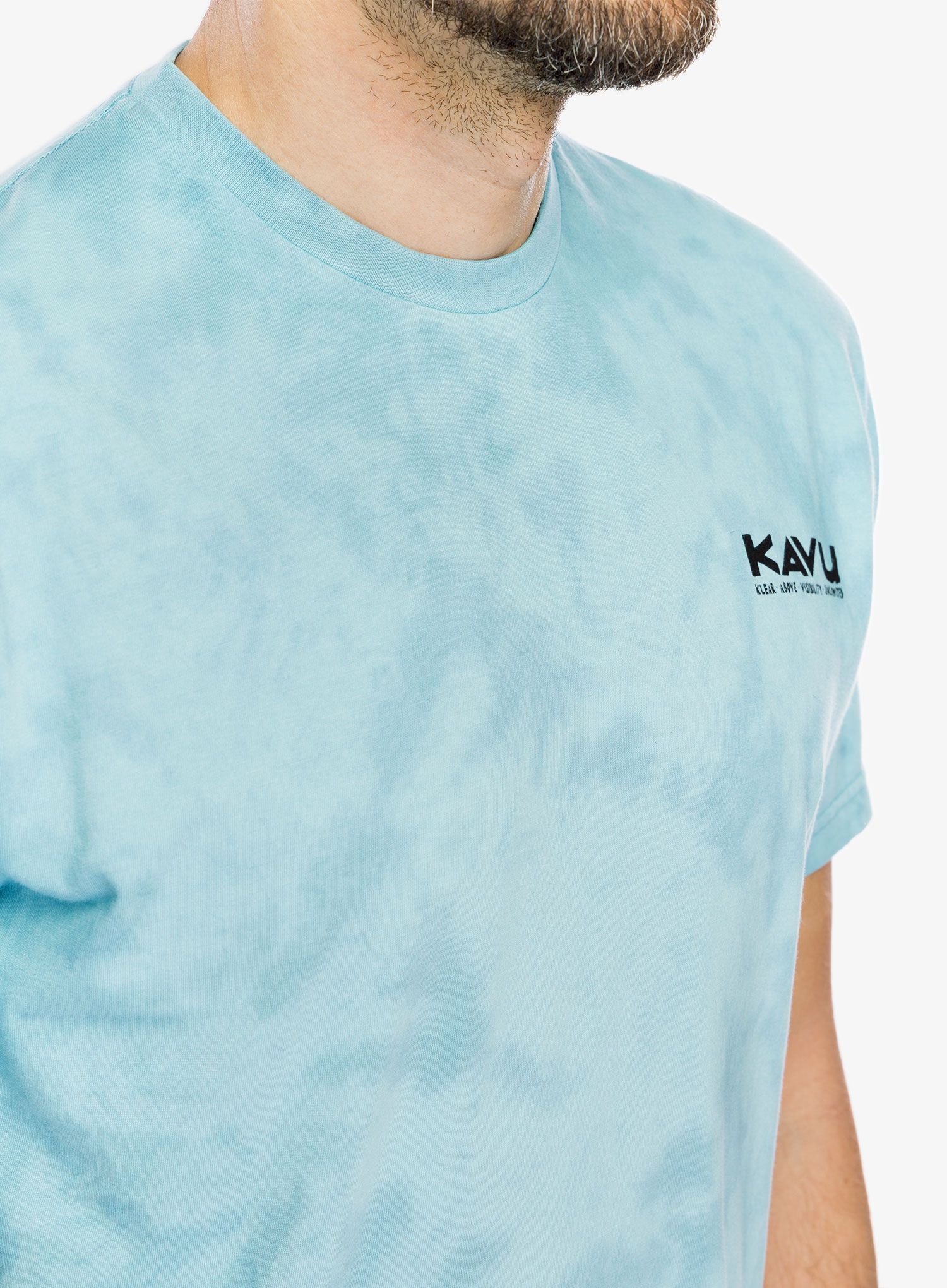 Tričko s potiskem Kavu Klear Above Etch Art - at sea tie dye