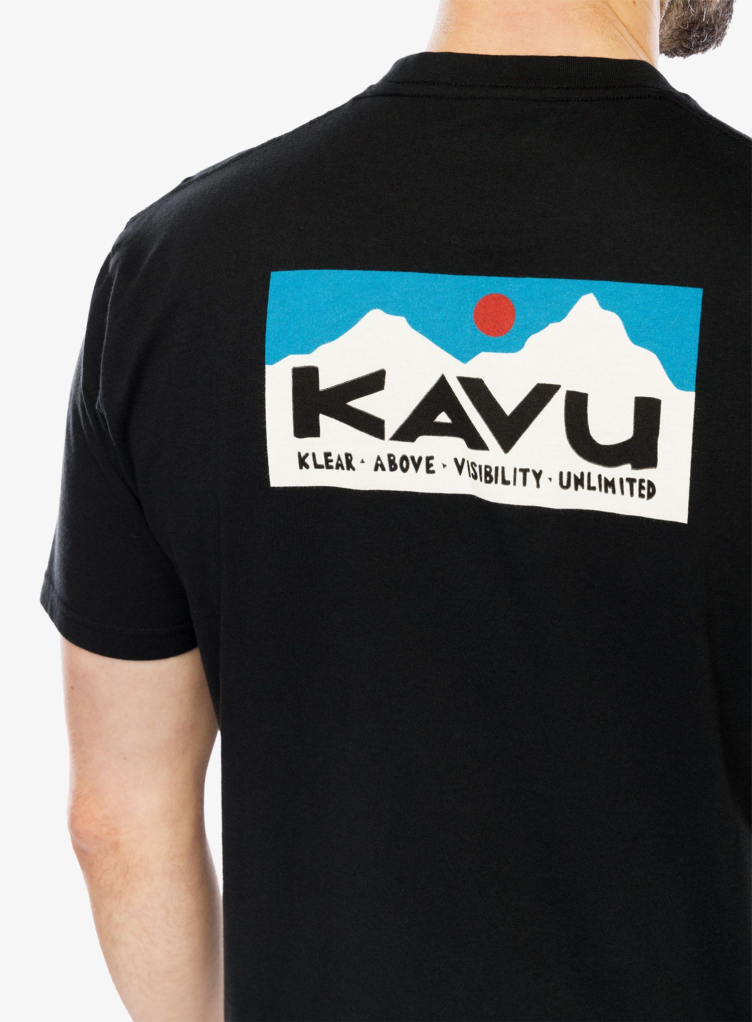 Tričko s potiskem Kavu Klear Above Etch Art - black