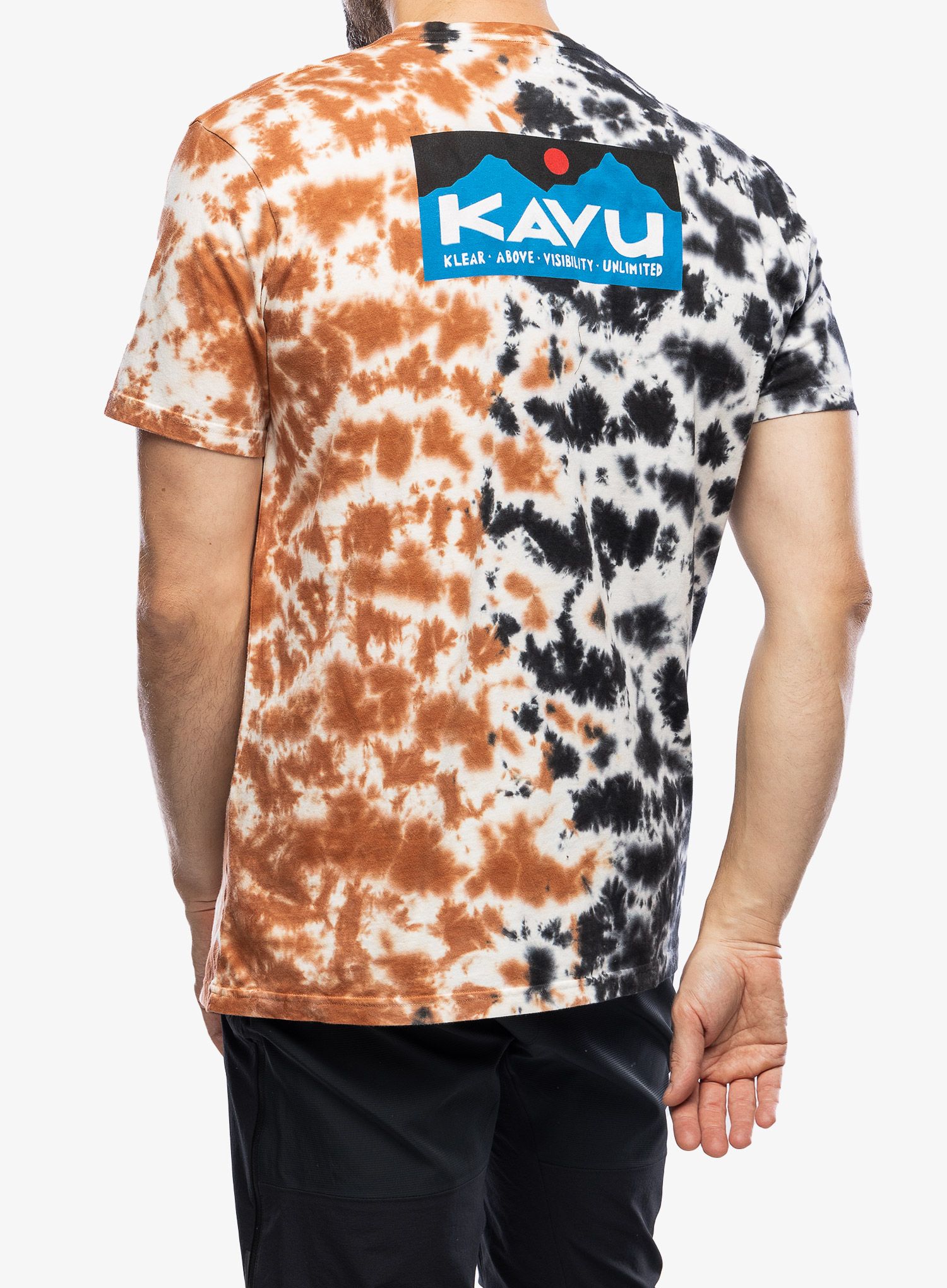 Bavlněné tričko Kavu Klear Above Etch Art - resin tie dye