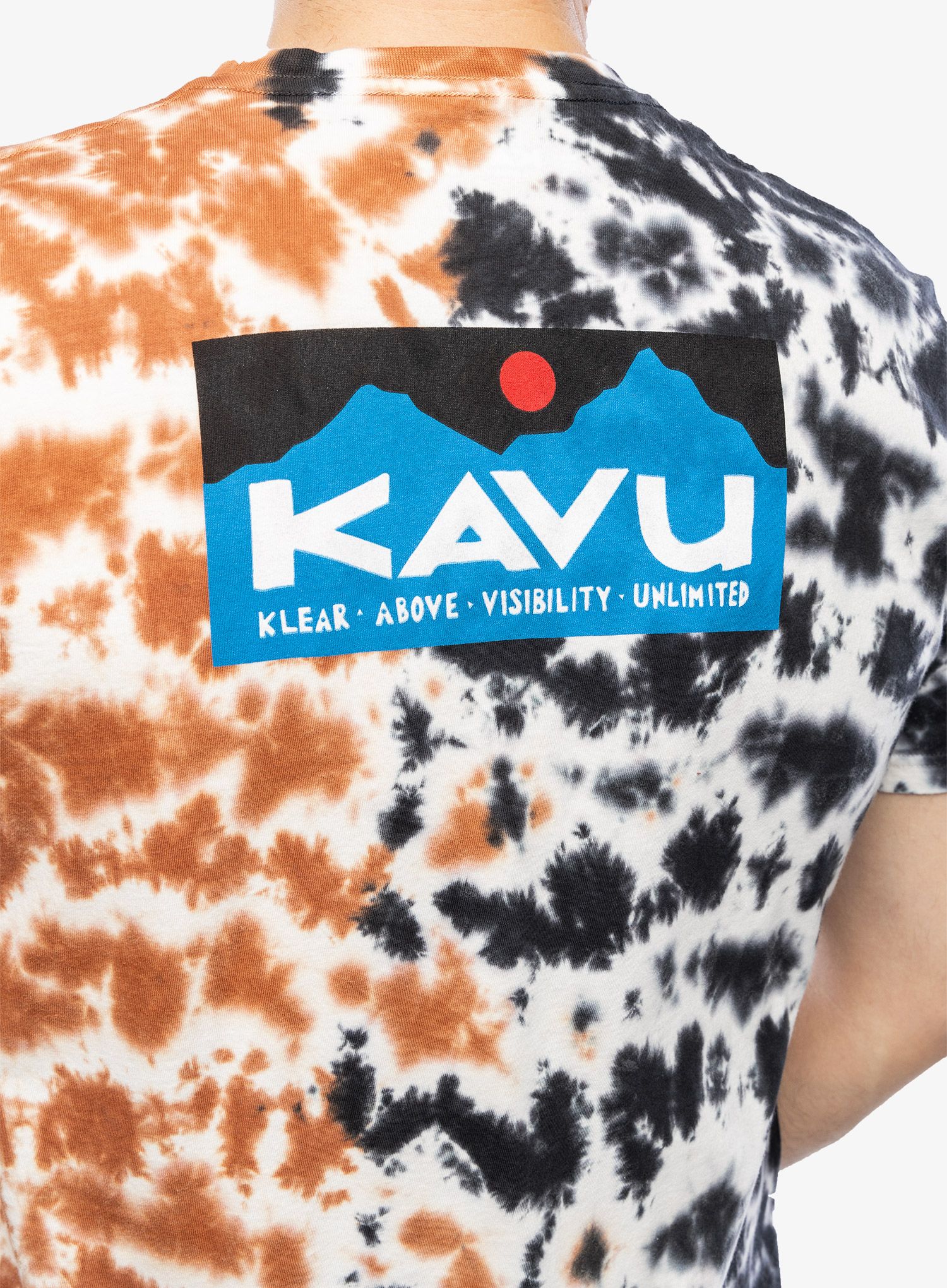 Bavlněné tričko Kavu Klear Above Etch Art - resin tie dye