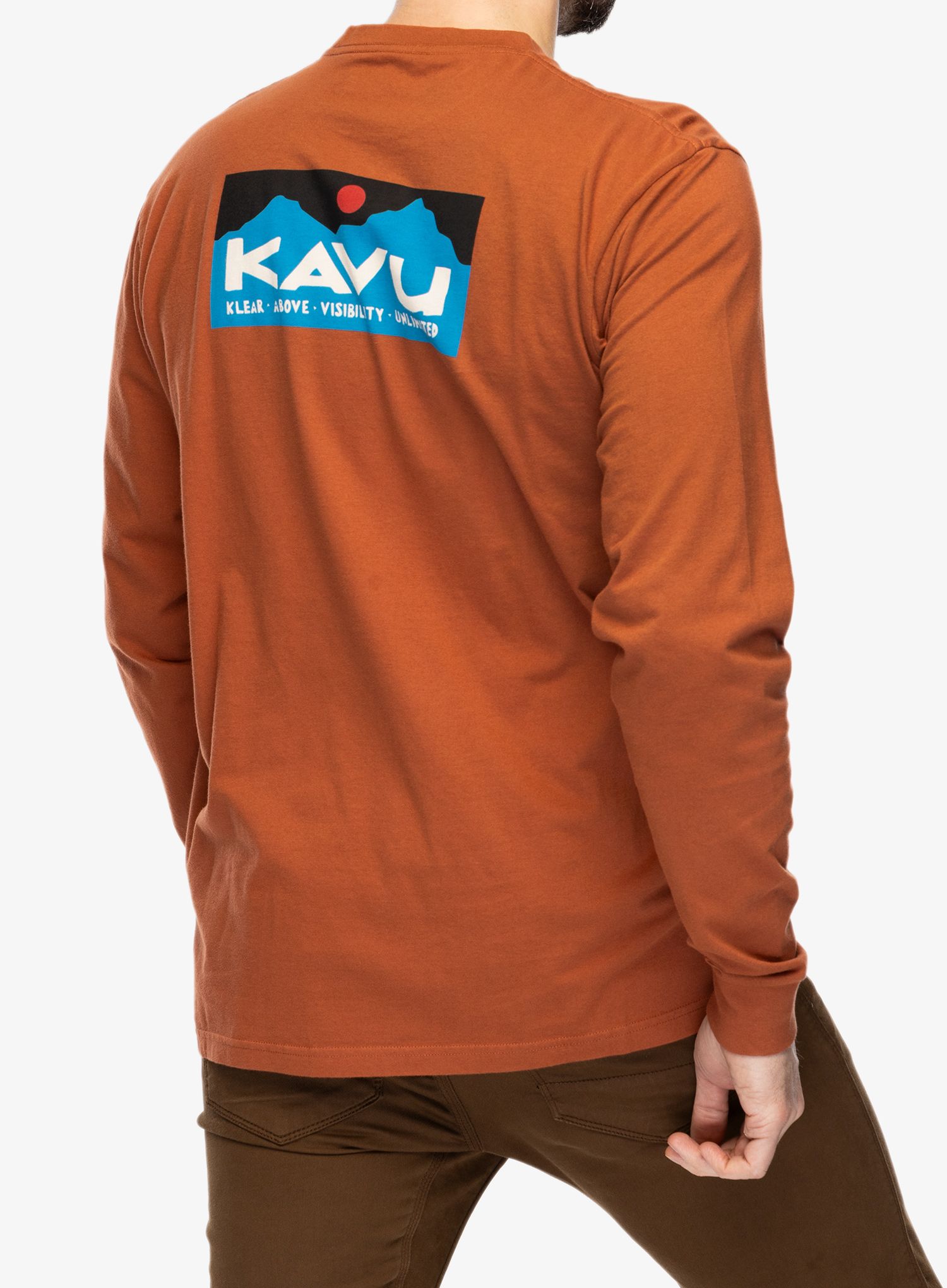 Longsleeve Kavu LS Etch Art - copper