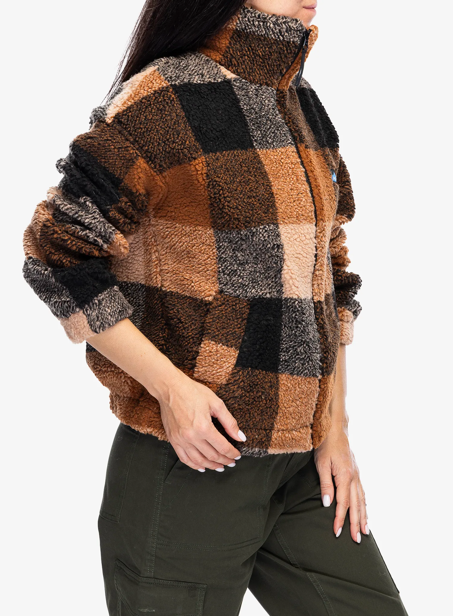 Fleecová mikina dámská Kavu Loven - mocha delight