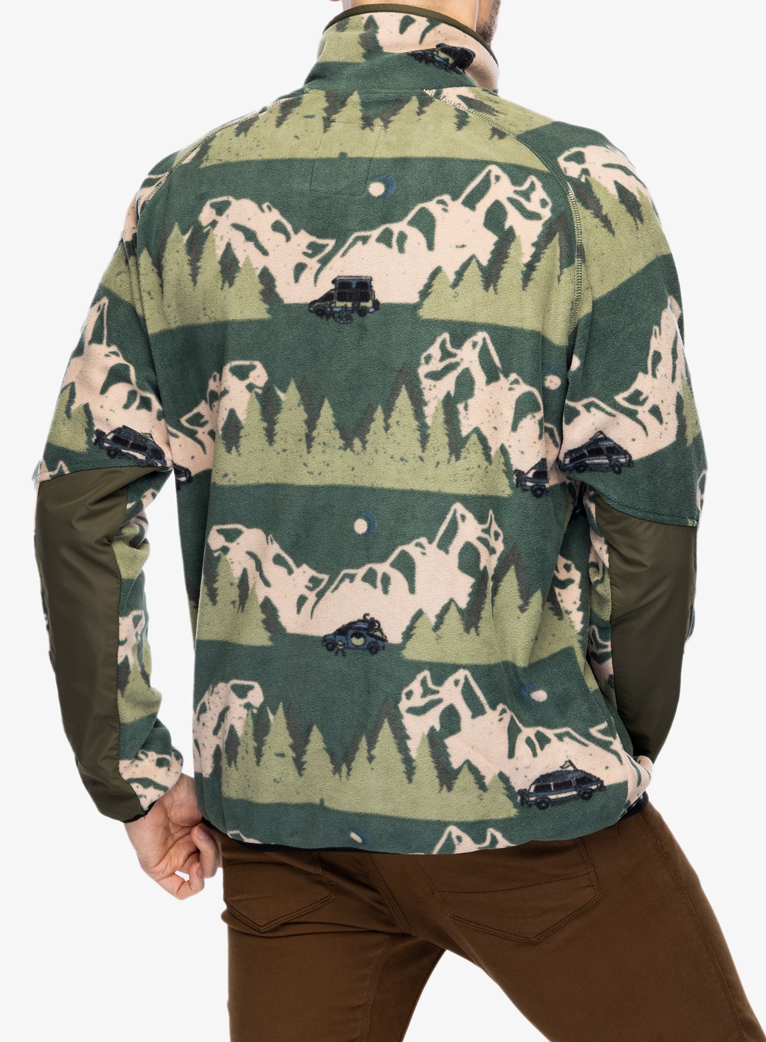 Fleece mikina Kavu Teannaway - getaway van