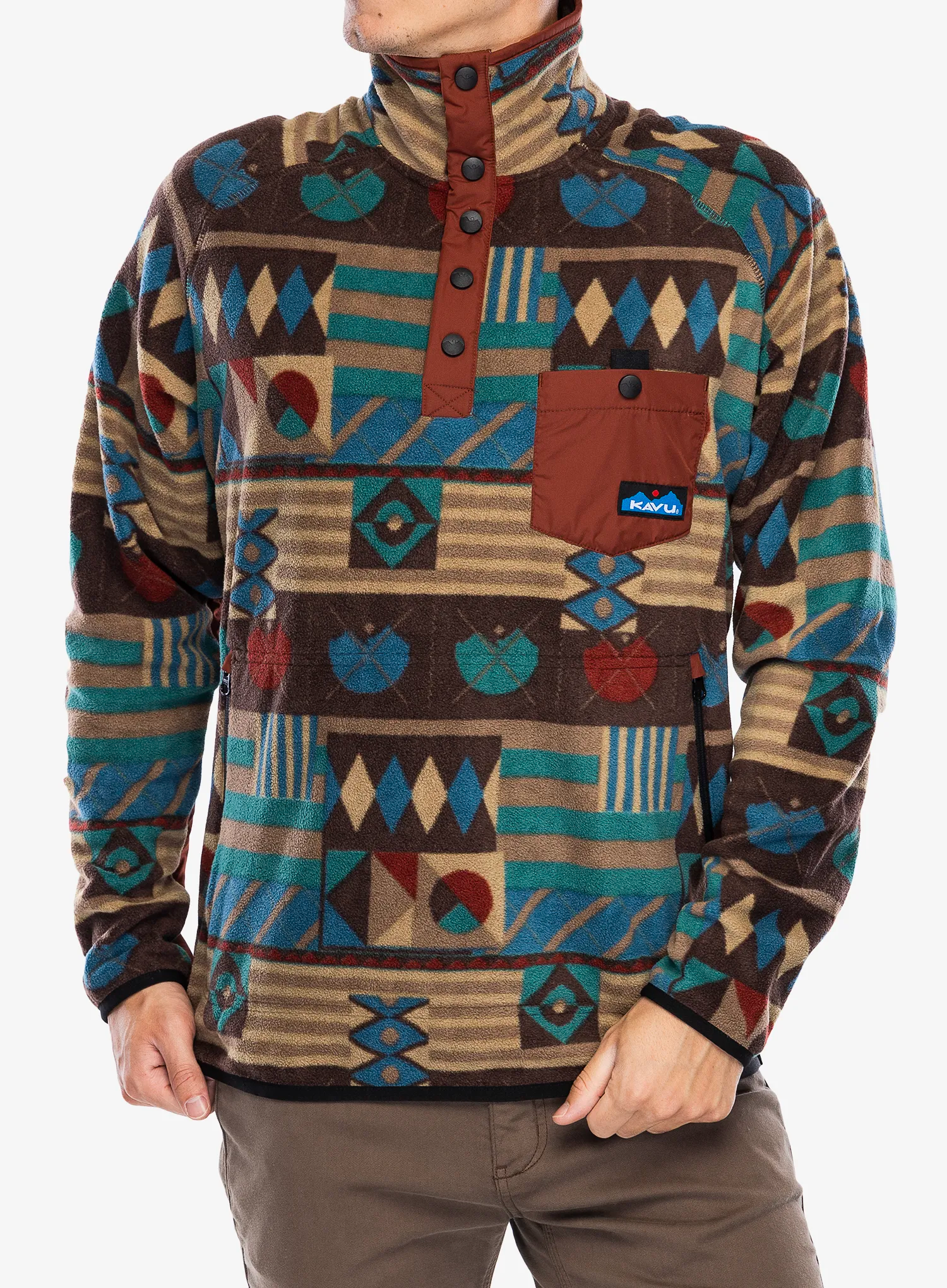 Fleece mikina Kavu Teannaway - mixed assembly