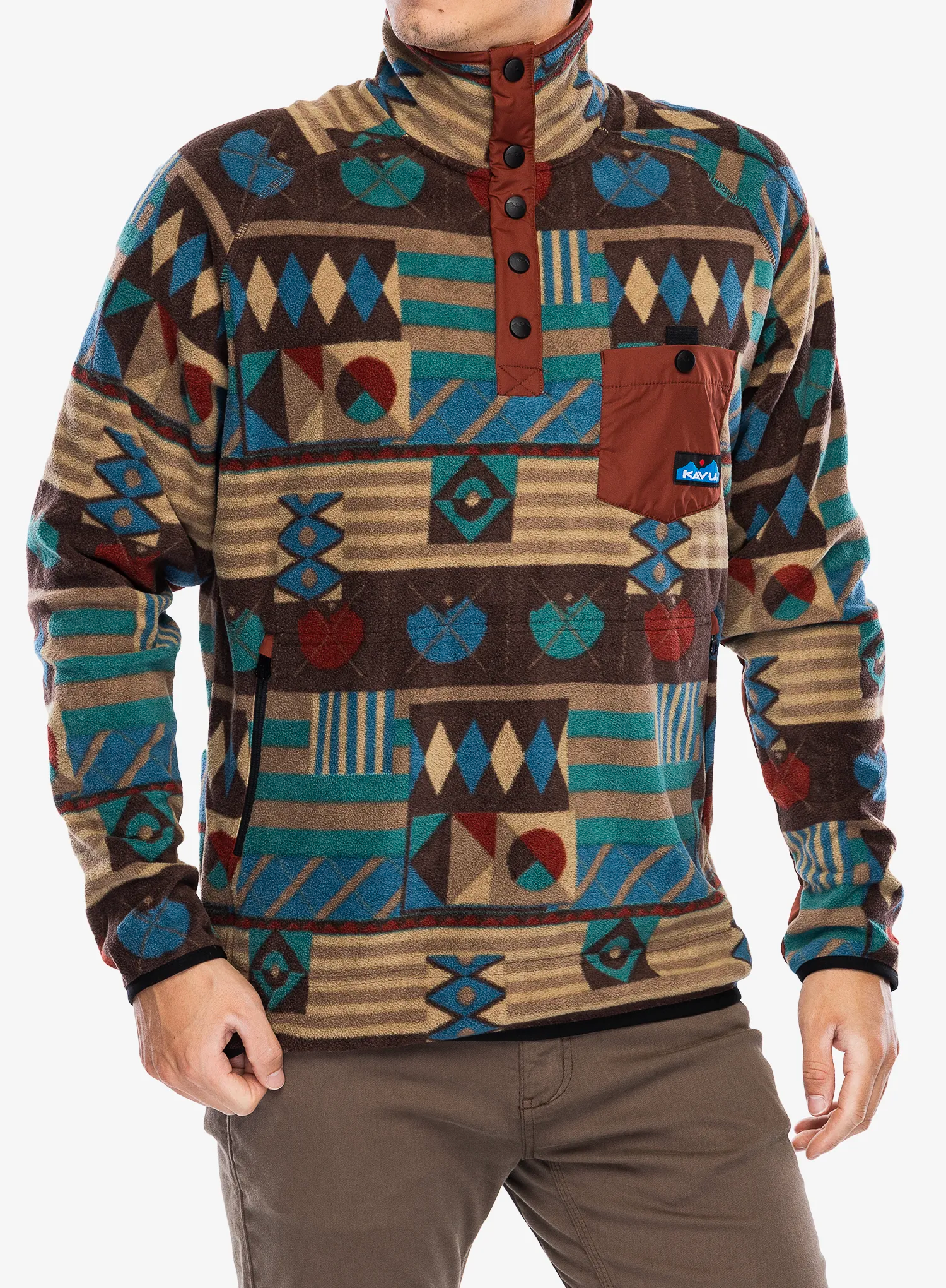 Fleece mikina Kavu Teannaway - mixed assembly