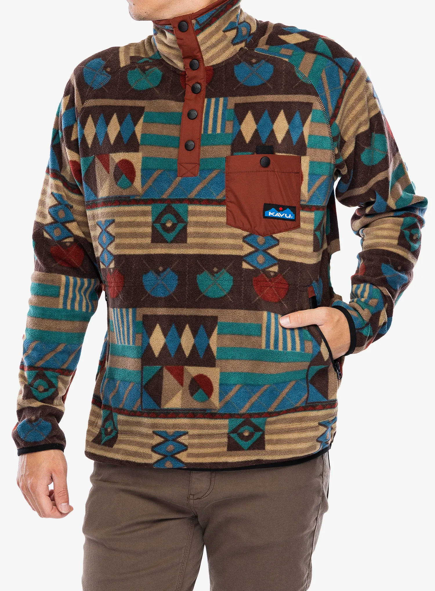 Fleece mikina Kavu Teannaway - mixed assembly