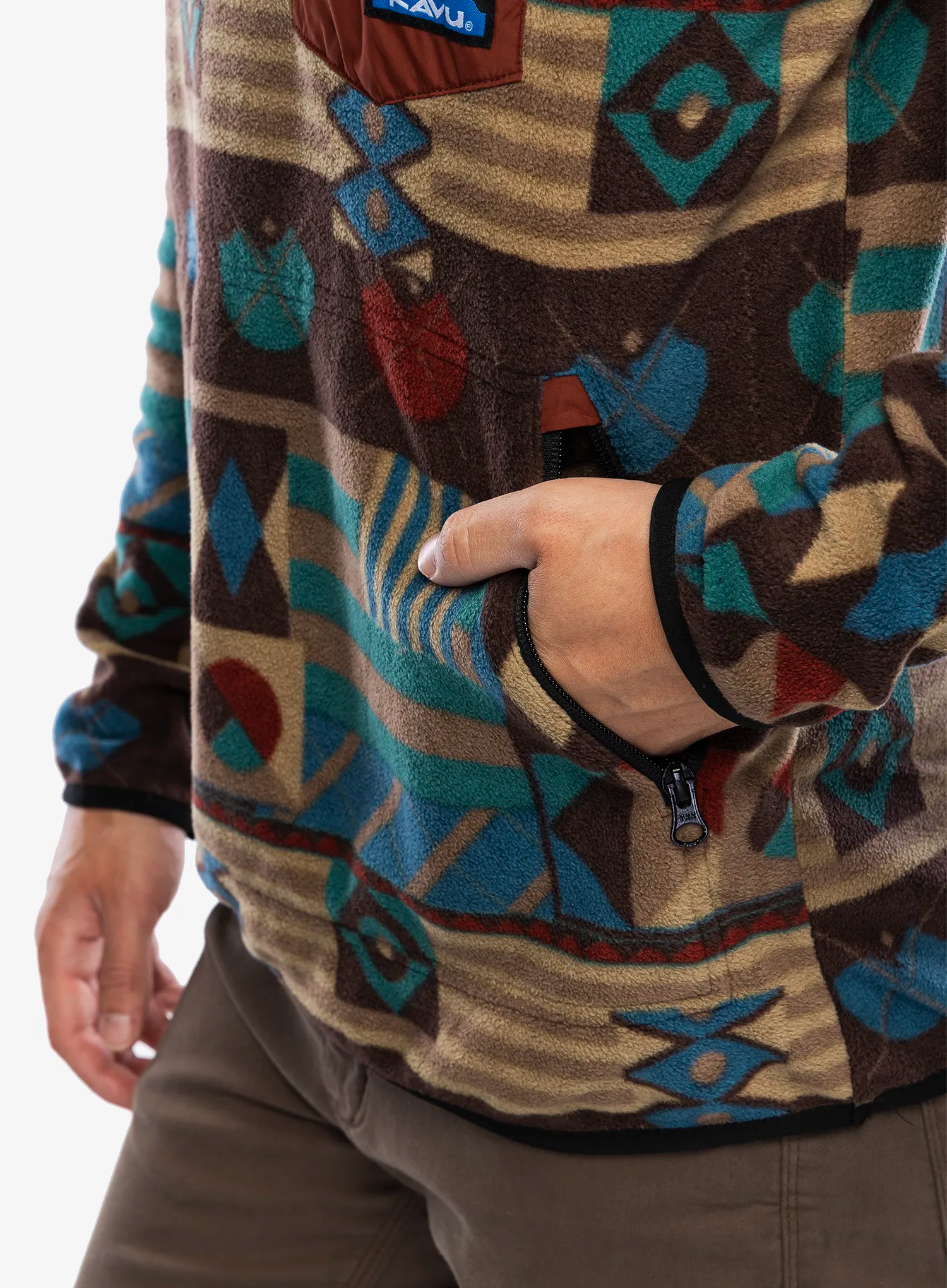 Fleece mikina Kavu Teannaway - mixed assembly