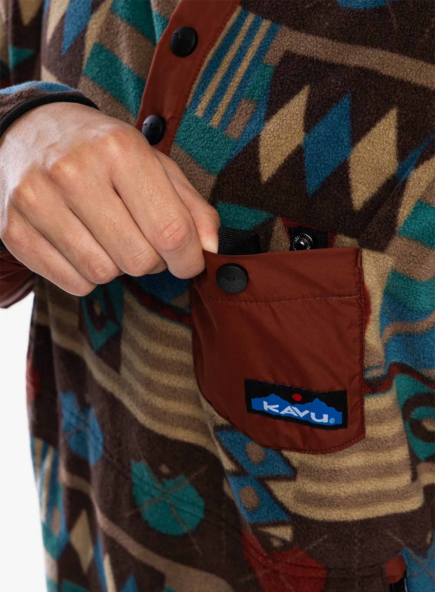 Fleece mikina Kavu Teannaway - mixed assembly