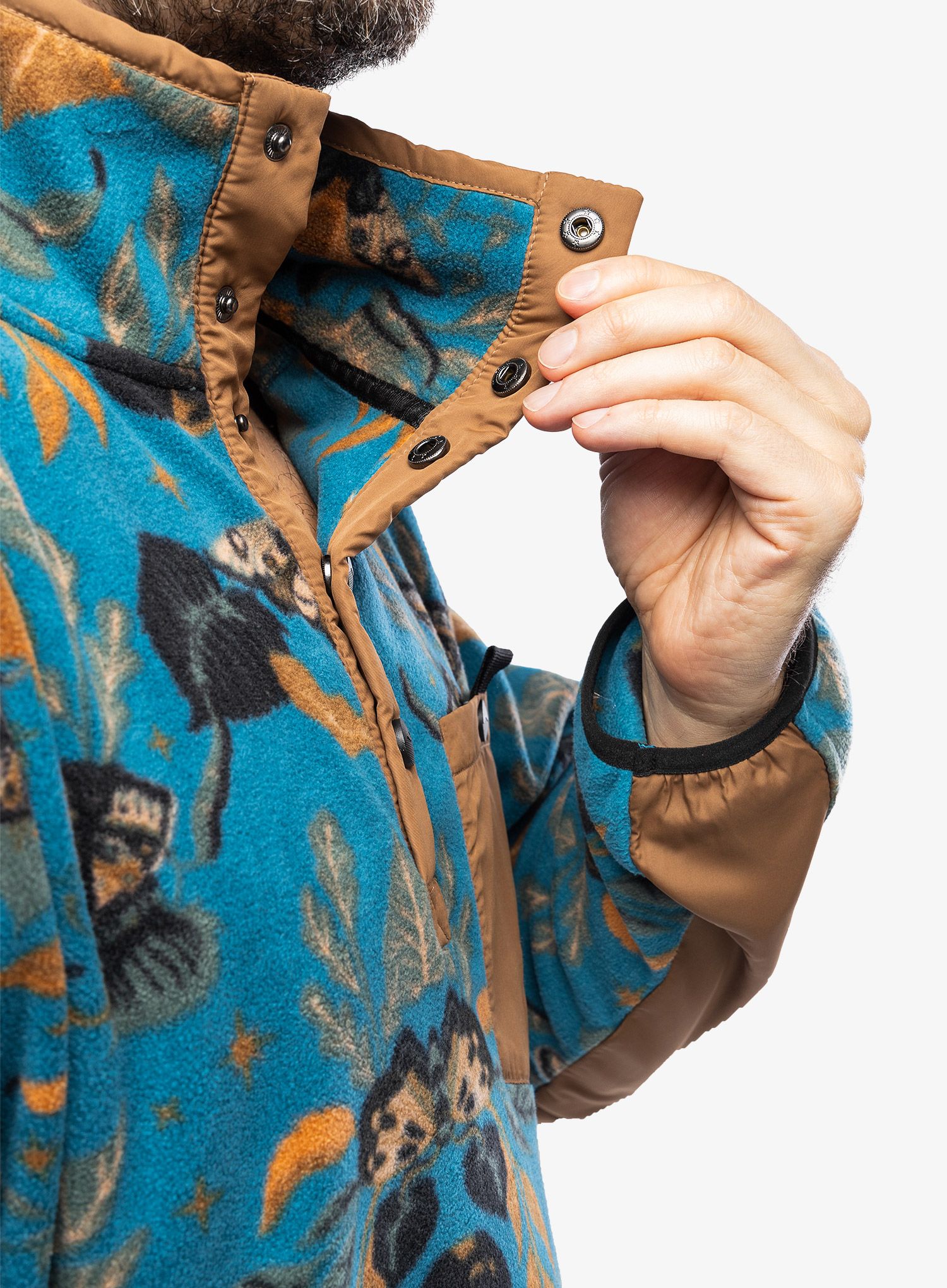Fleece mikina Kavu Teannaway - moth new moon