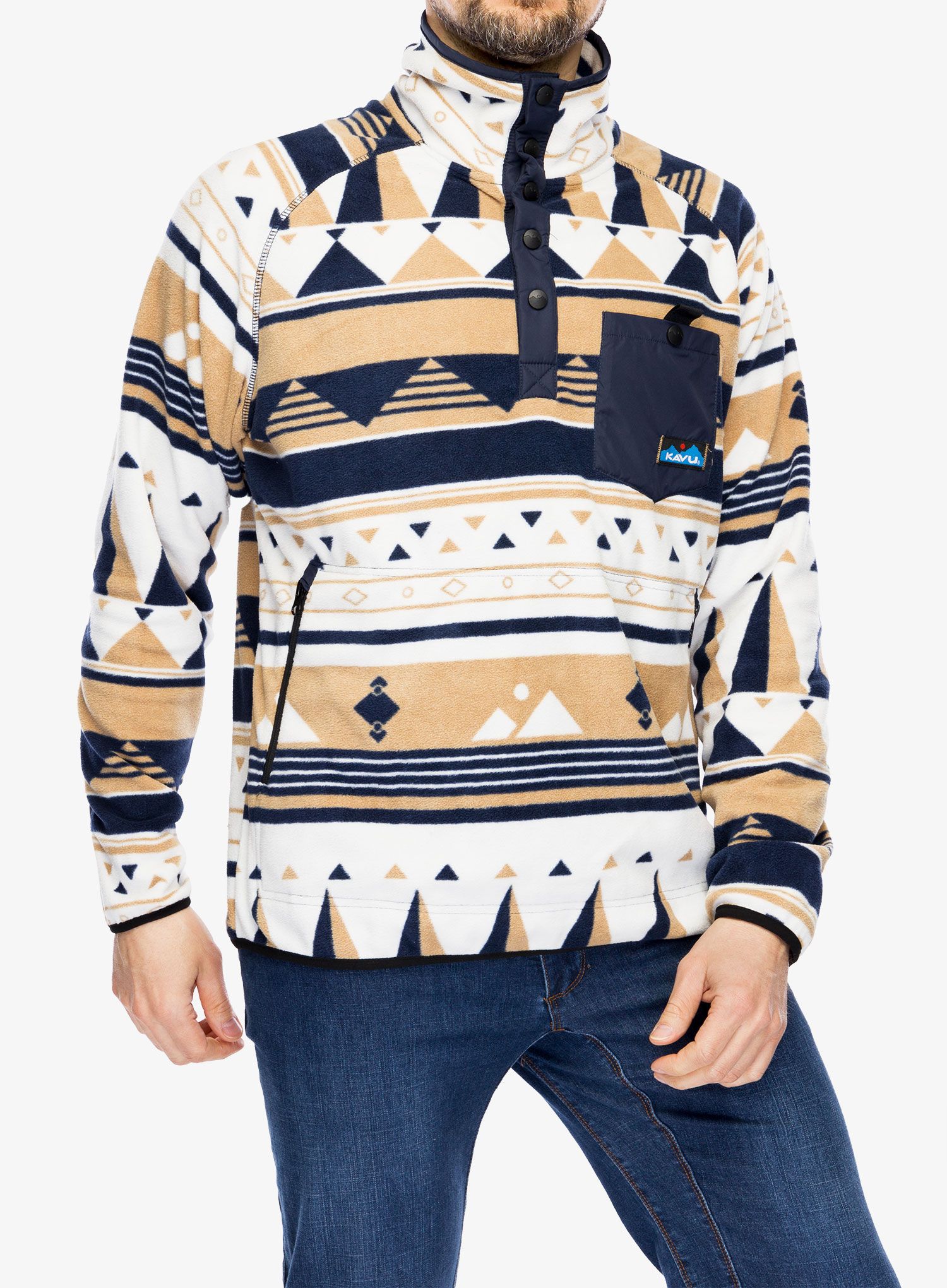 Fleece mikina Kavu Teannaway - peaks line