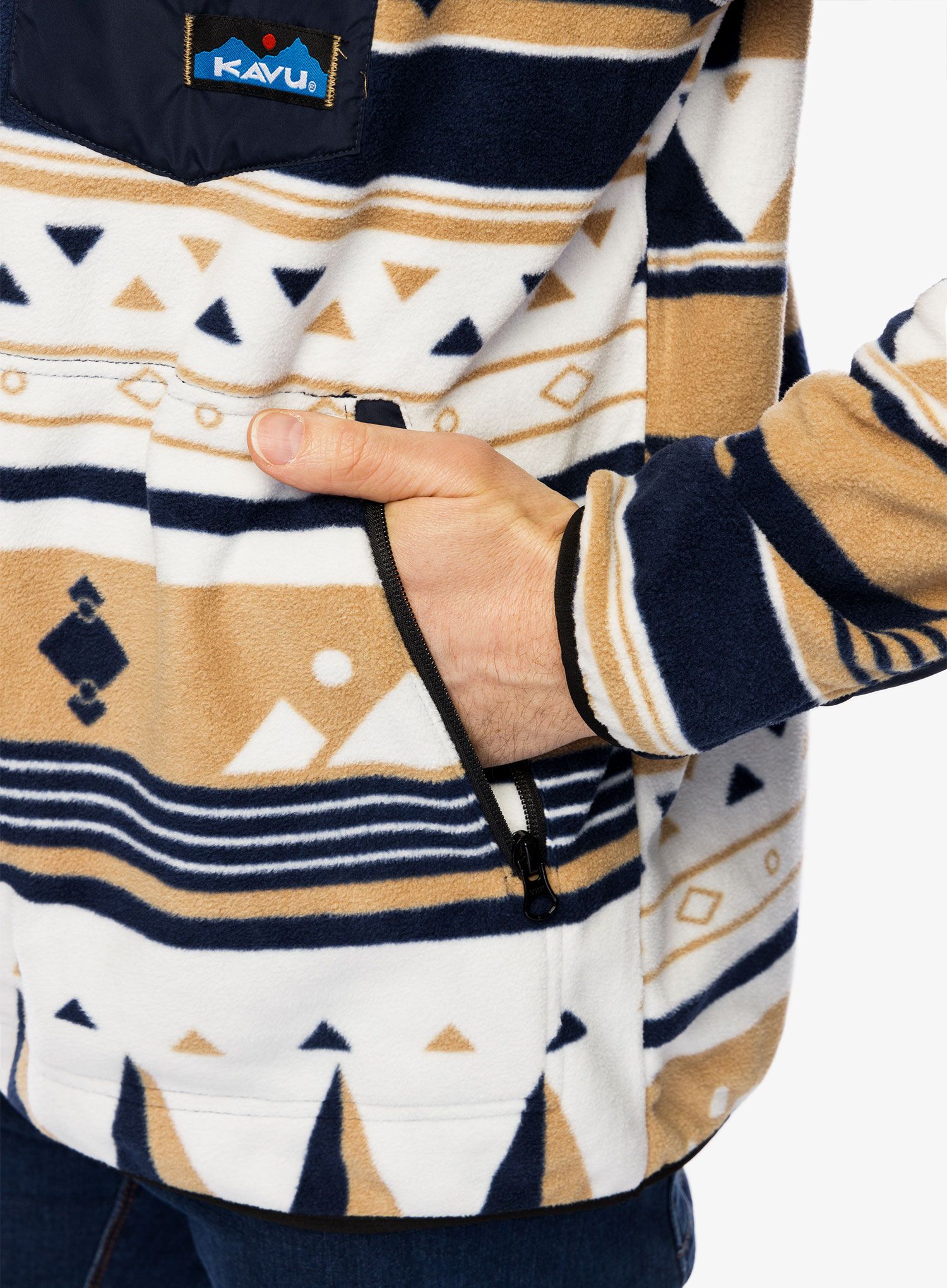Fleece mikina Kavu Teannaway - peaks line