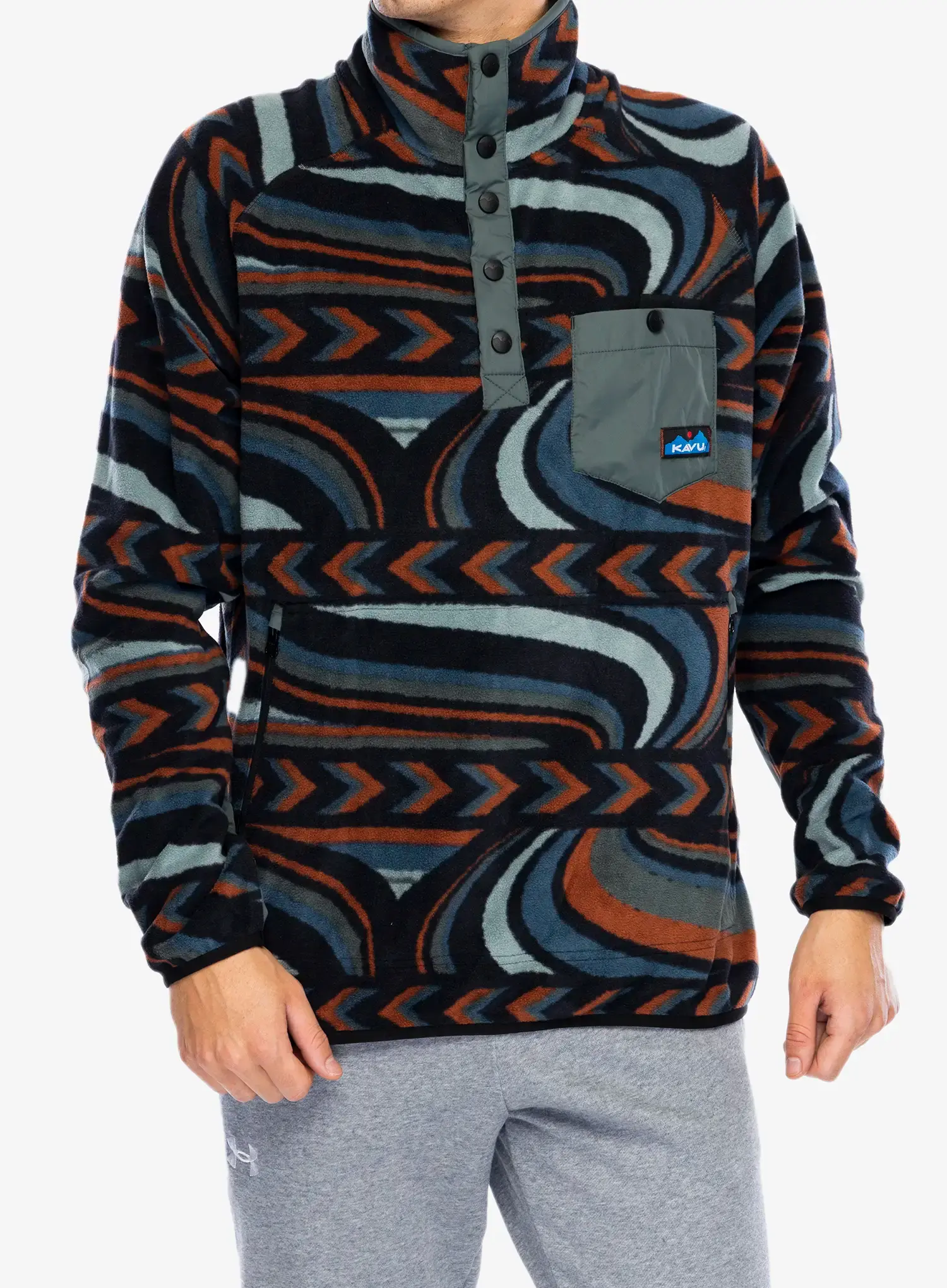Fleece mikina Kavu Teannaway - riven stitch