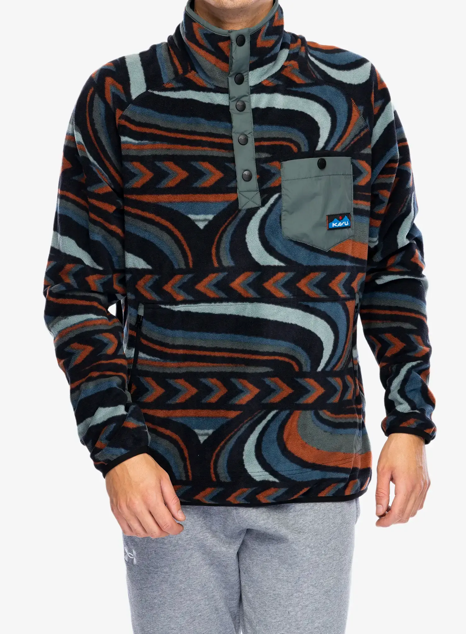 Fleece mikina Kavu Teannaway - riven stitch
