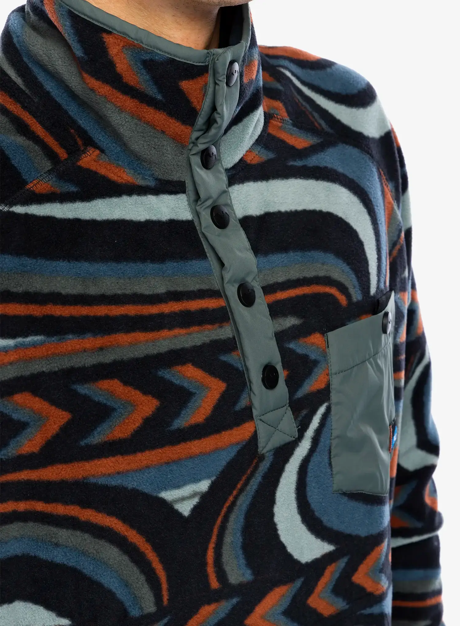 Fleece mikina Kavu Teannaway - riven stitch